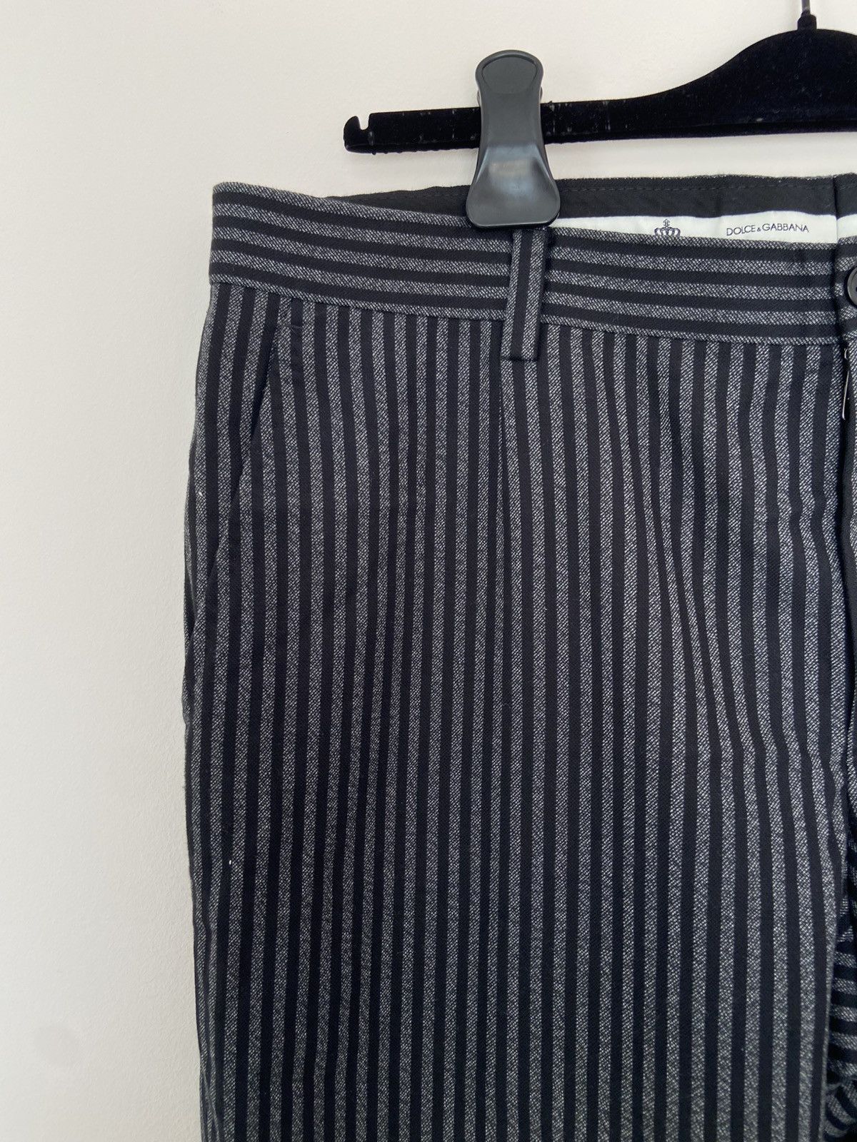 Dolce & Gabbana Dolce & Gabbana Pinstripe Pants Size US 40 / EU 56 - 2 Thumbnail