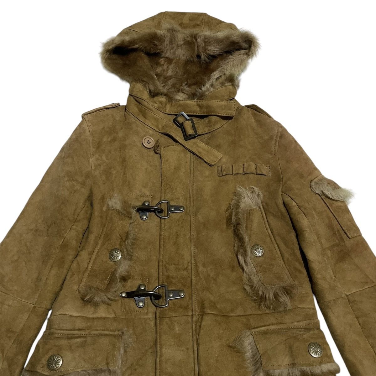 If Six Was Nine × Japanese Brand × Le Grande Bleu (L.G.B.) 2000s Sly Faux Fur Parka Jacket Size US S / EU 44-46 / 1 - 4 Thumbnail
