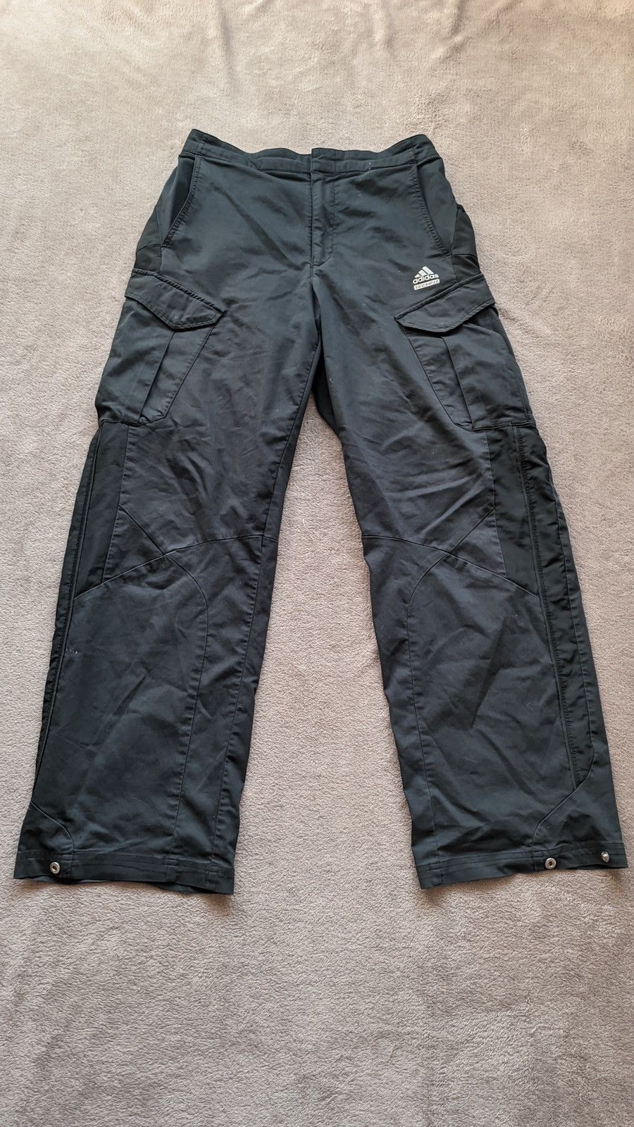 Japanese Brand Adidas TechFit vintage Y2K faded baggy cargo pants Size US 34 / EU 50 - 1 Thumbnail