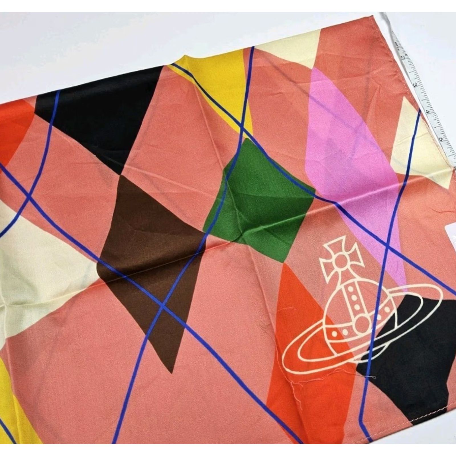 Vivienne Westwood Vivienne Westwood Scarf Bandana Handkerchief 100% Cotton Multicolor Womens Size ONE SIZE - 6 Thumbnail