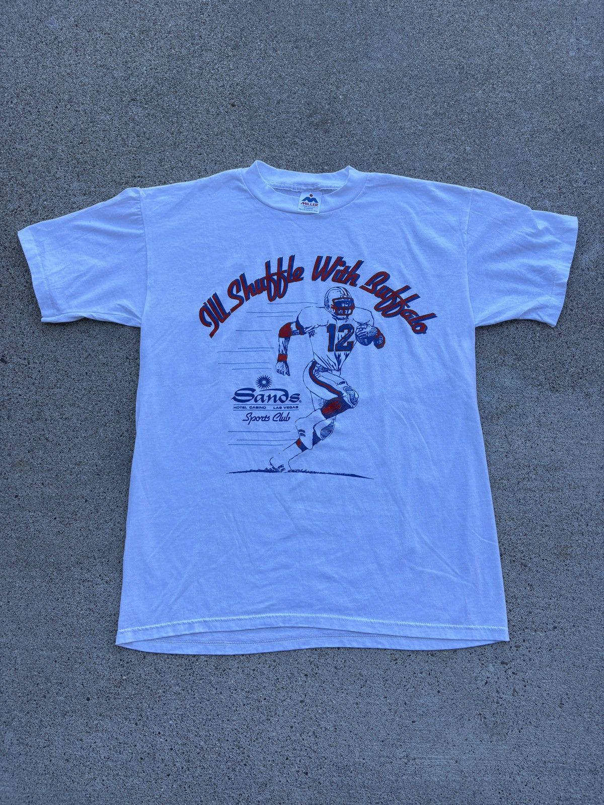 NFL Vintage 1995 Miller “I’ll Shuttle With Buffalo” Shirt Sz XL Size US XL / EU 56 / 4 - 1 Thumbnail