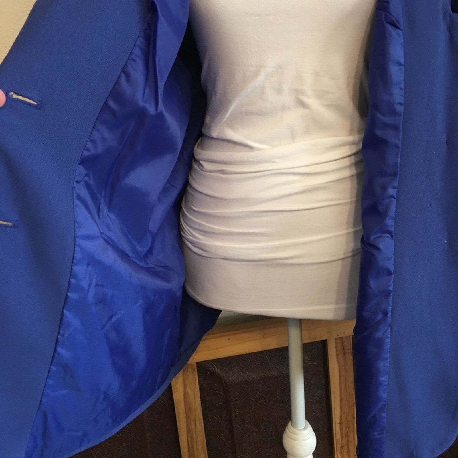 Other Metro Style blue satin collar wide leg pant suit Size XXL / US 16-18 / IT 52-54 - 7 Thumbnail