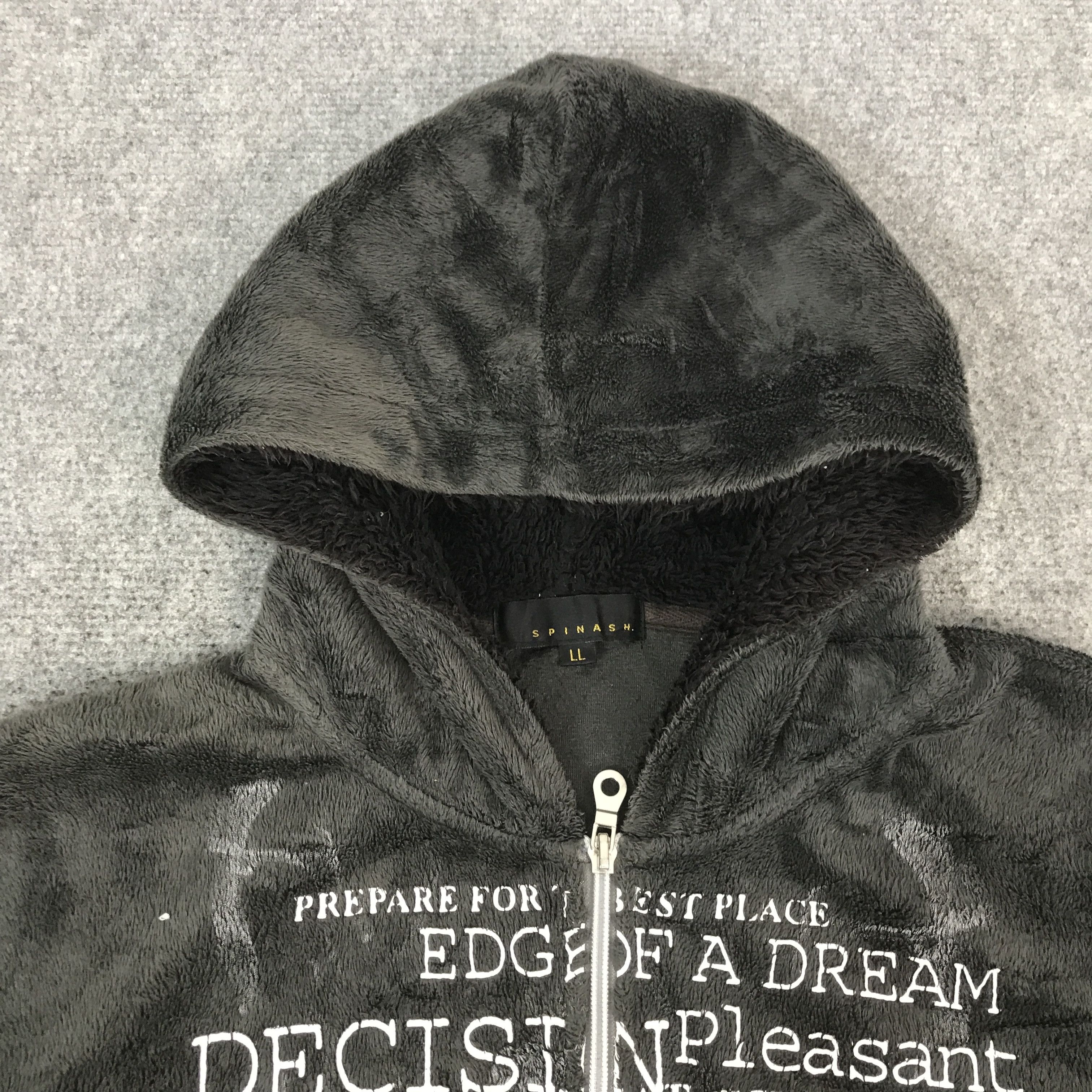 Spinash gothic style spinash fleece hoodie style jacket K64B15 Size US L / EU 52-54 / 3 - 8 Thumbnail