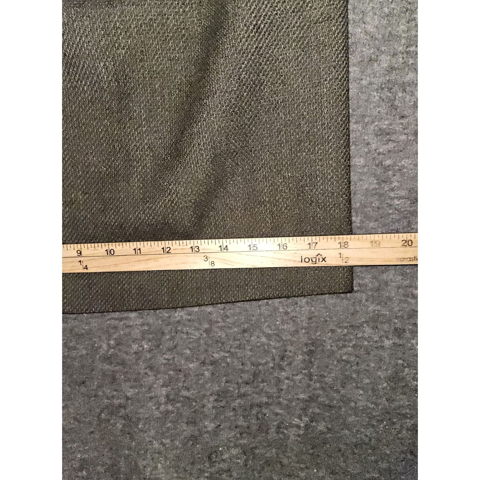 Ann Taylor VINTAGE Ann Taylor Wool Pencil Skirt Women's 6P Olive Lined Slit Side Zipper Workwear Size 28" / US 6 / IT 42 - 5 Thumbnail