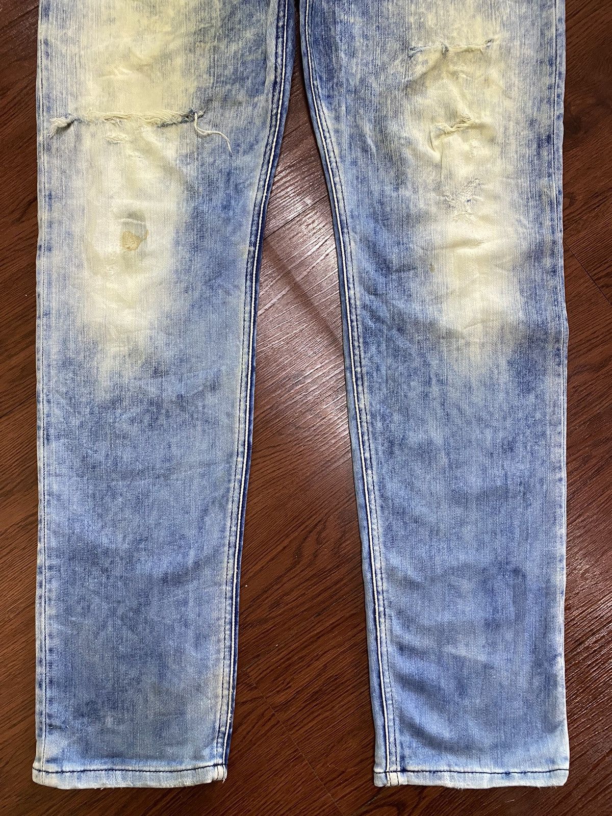 Diesel Black Gold Vintage Diesel Denim Vision Mud Wash Slim Jeans Size US 36 / EU 52 - 5 Thumbnail