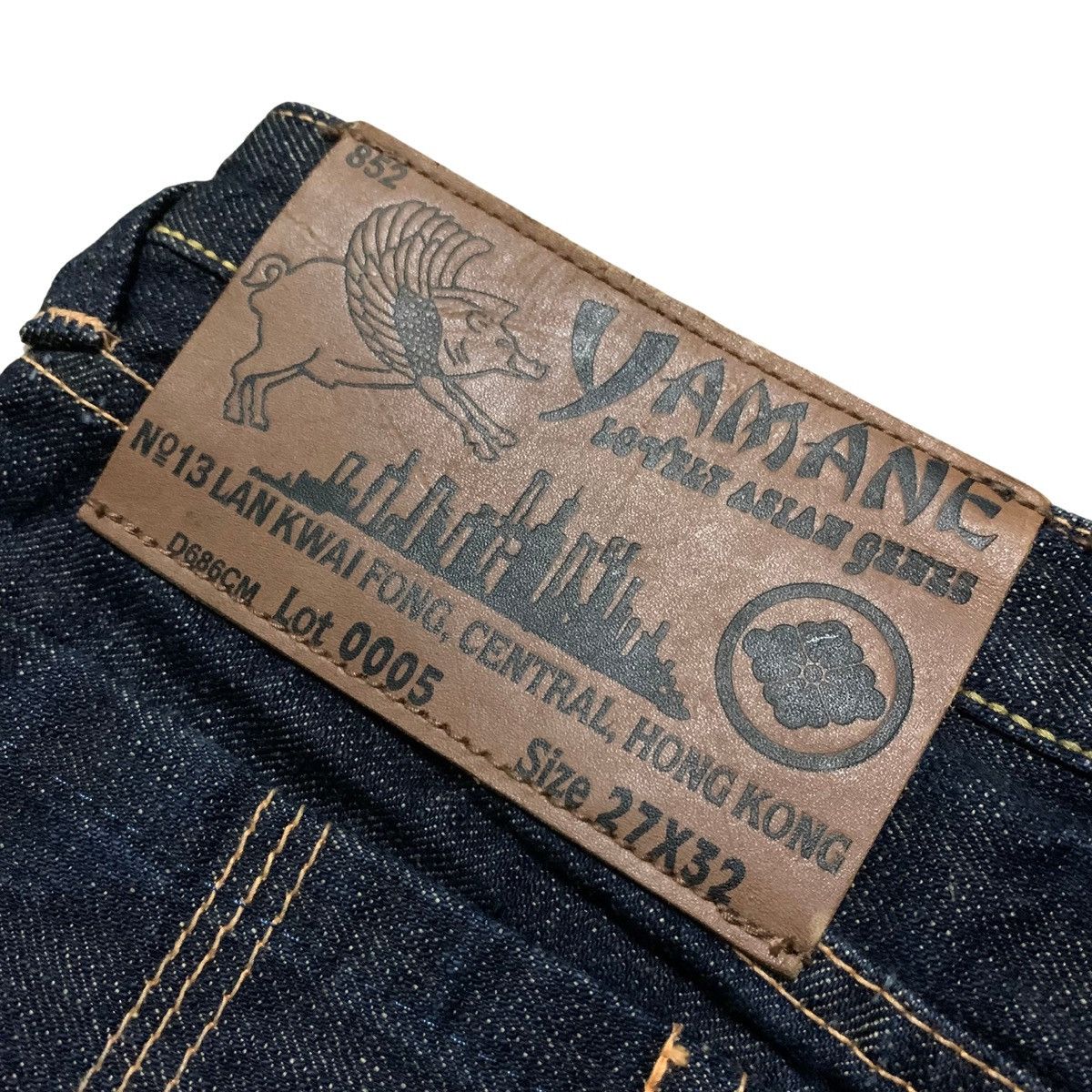Evisu Yamane Butterfly Selvedge Denim Pants Size 28" / US 6 / IT 42 - 9 Thumbnail
