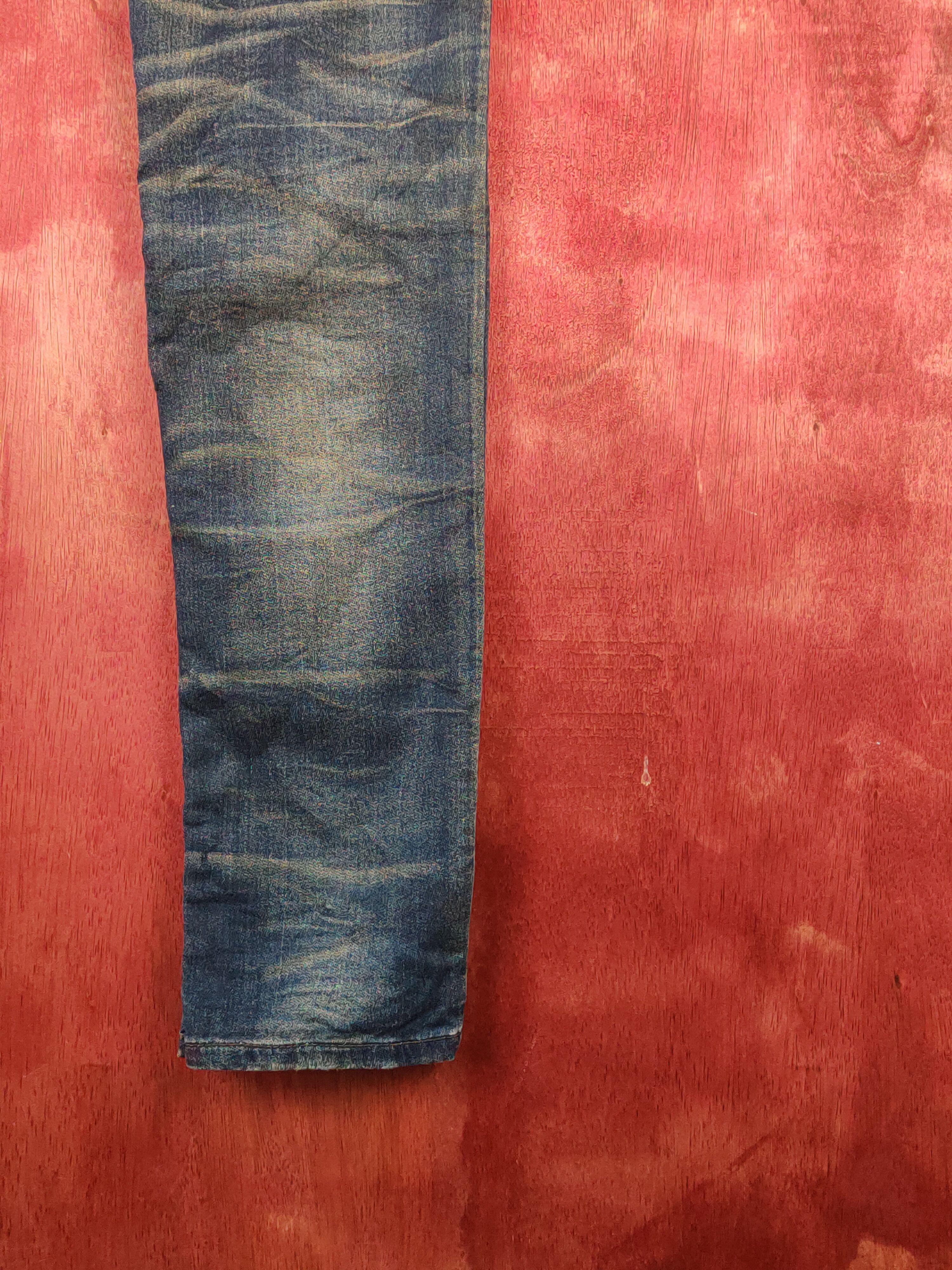 Diesel Diesel Dark Blue Faded Distressed Ripped Jeans #S2354 Size 26" / US 2 / IT 38 - 13 Thumbnail