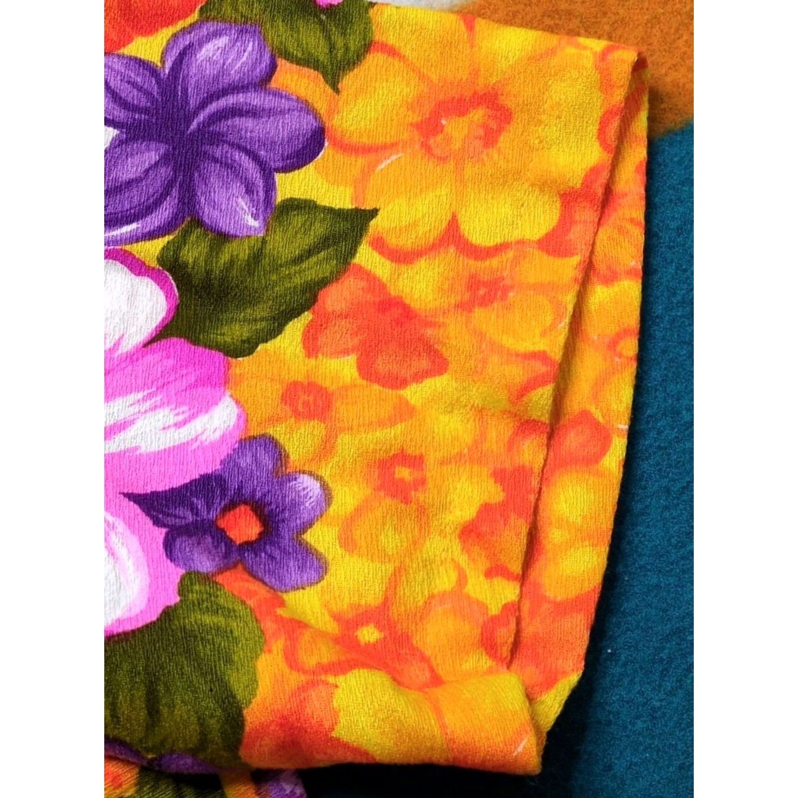Sears VINTAGE Sears Hawaiian Fashion Shirt Floral Hawaii Flowers Loop Collar Large Size US L / EU 52-54 / 3 - 5 Thumbnail