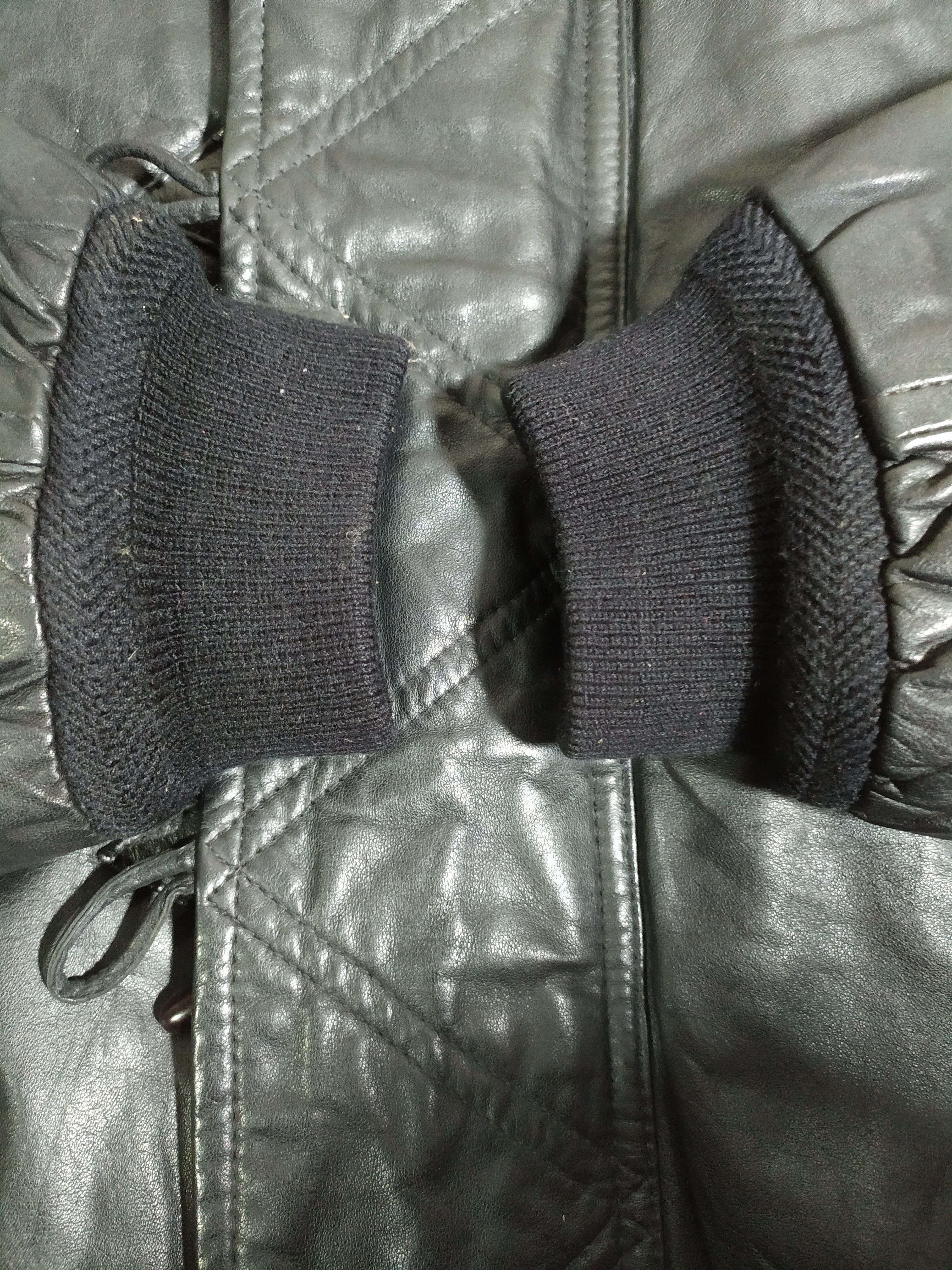 Designer × Kansai Yamamoto KANSAI 02 YAMAMOTO COMPANY IMPACT LEATHER BOMBER JACKET Size US M / EU 48-50 / 2 - 14 Thumbnail