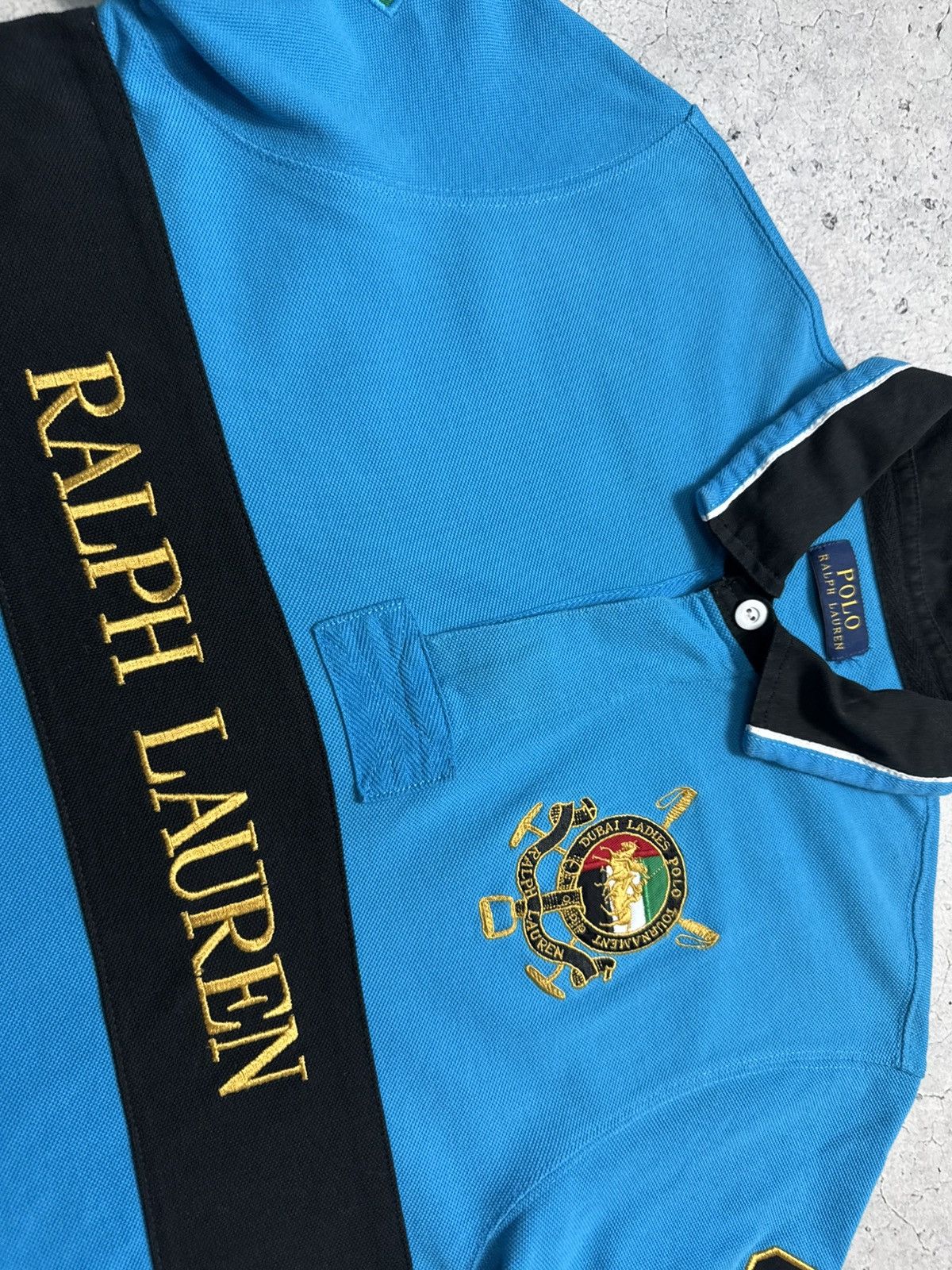 Polo Ralph Lauren Polo Ralph Lauren UAE #3 Vintage Polo Shirt Big Logo Size US M / EU 48-50 / 2 - 5 Thumbnail