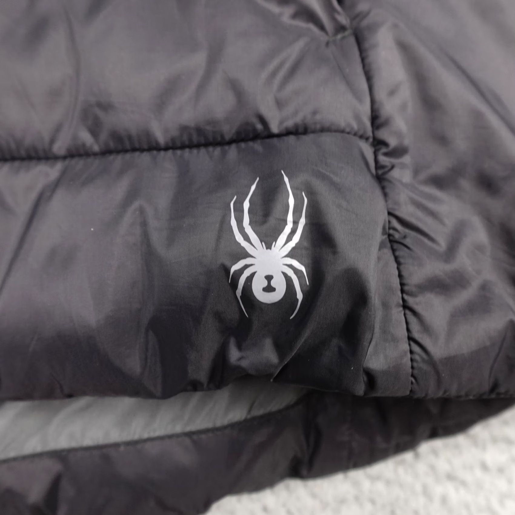 Spyder Spyder Jacket Mens L Black Hooded Puffer Insulated Full Zip Ski Outdoor Winter Size US L / EU 52-54 / 3 - 6 Thumbnail