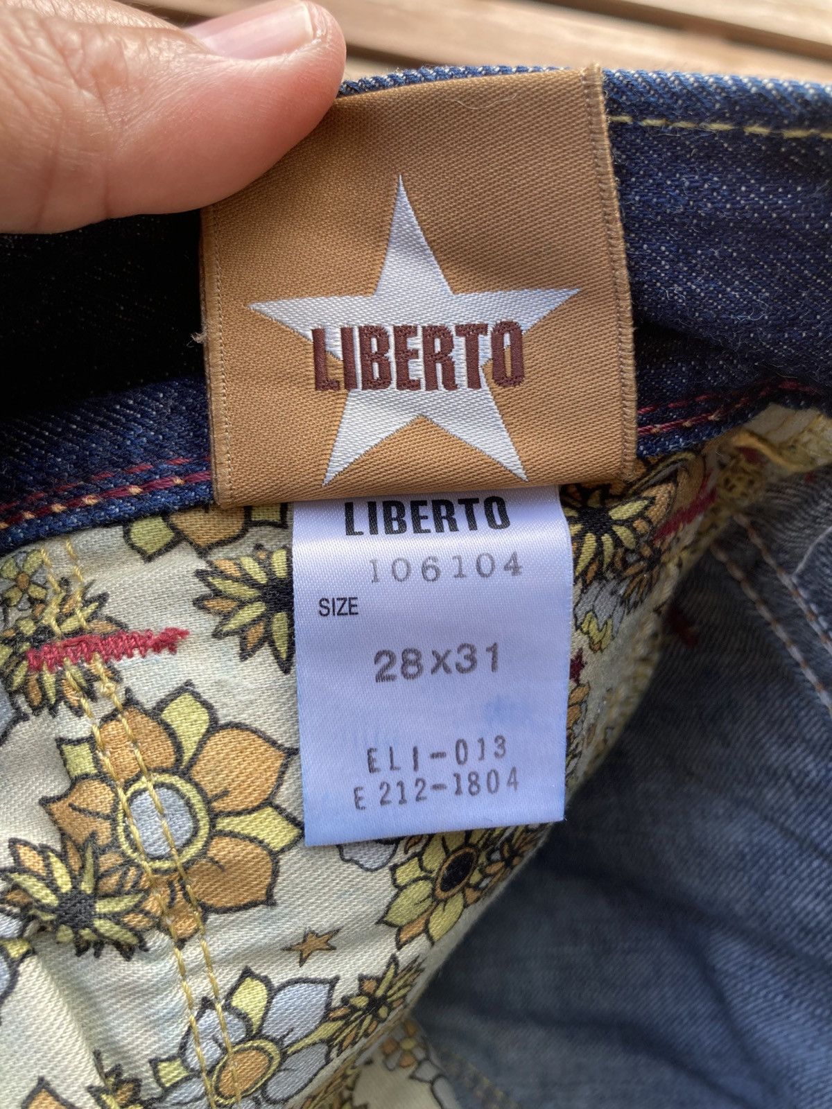 Japanese Brand Liberto Lolita Flare Japanese Blue Jeans Size US 30 / EU 46 - 5 Thumbnail