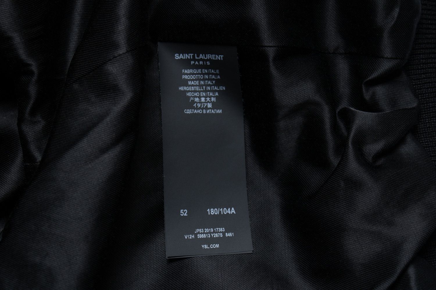 Saint Laurent Paris Saint Laurent, Military bomber jacket in red 2019 Size US L / EU 52-54 / 3 - 9 Thumbnail