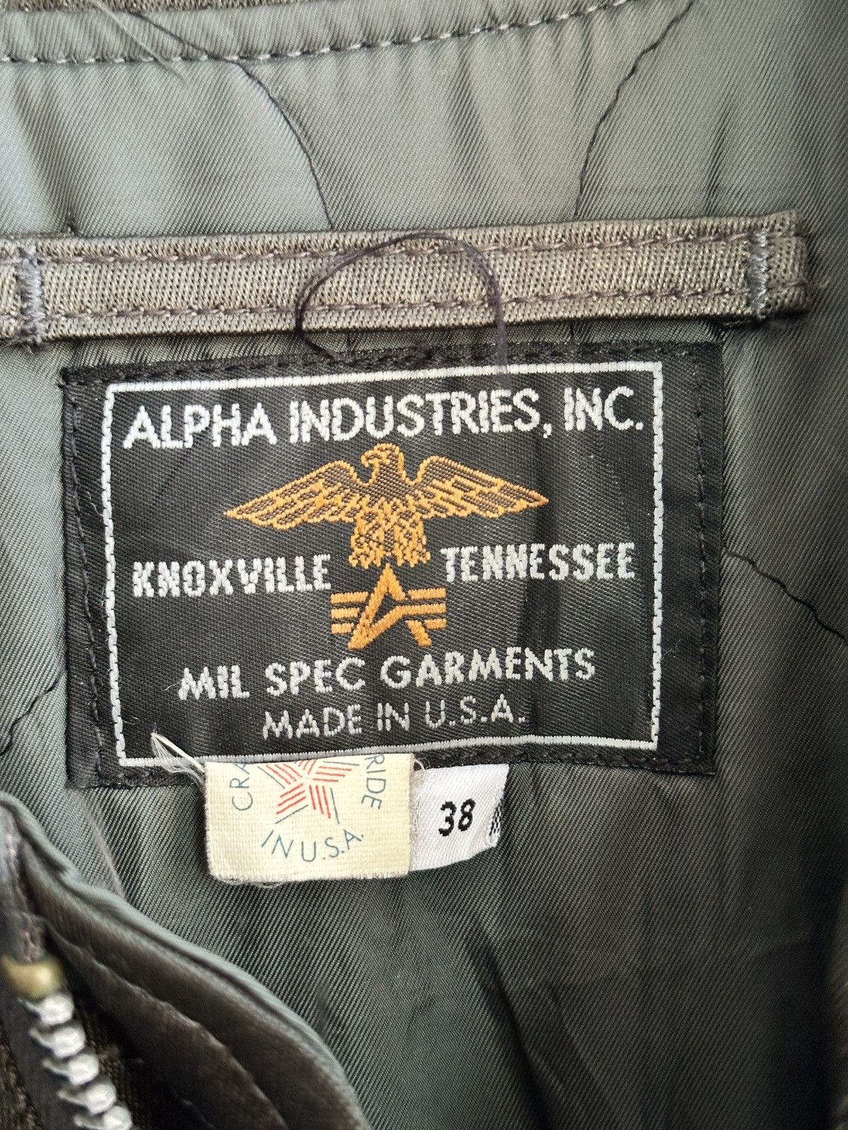 Alpha Industries vintage ALPHA INDUSTRIES jackets Size US S / EU 44-46 / 1 - 8 Thumbnail
