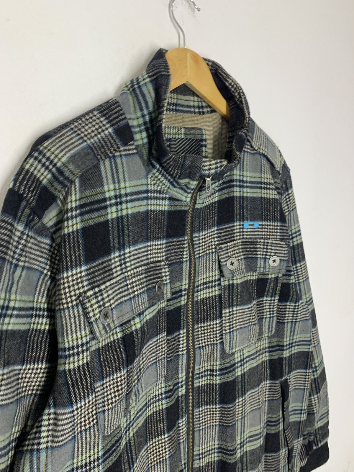 Oakley Vintage Oakley Plaid Heavy Jacket Size US XL / EU 56 / 4 - 4 Thumbnail