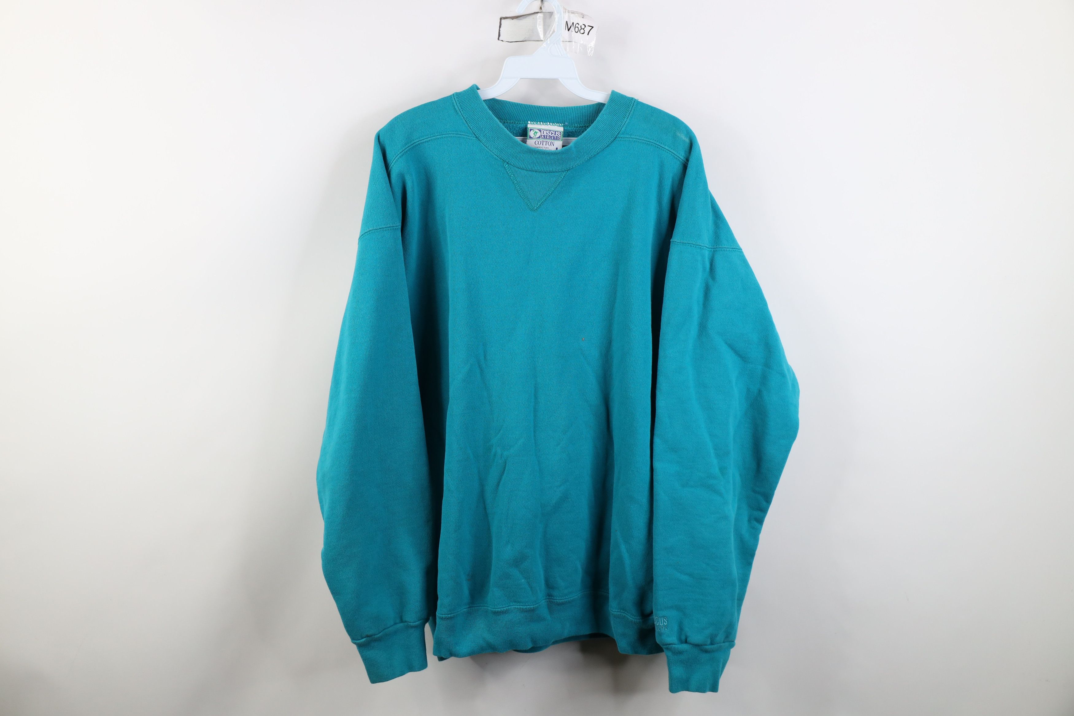 Vintage Vintage 90s Streetwear Heavyweight Crewneck Sweatshirt USA Size US L / EU 52-54 / 3 - 1 Thumbnail