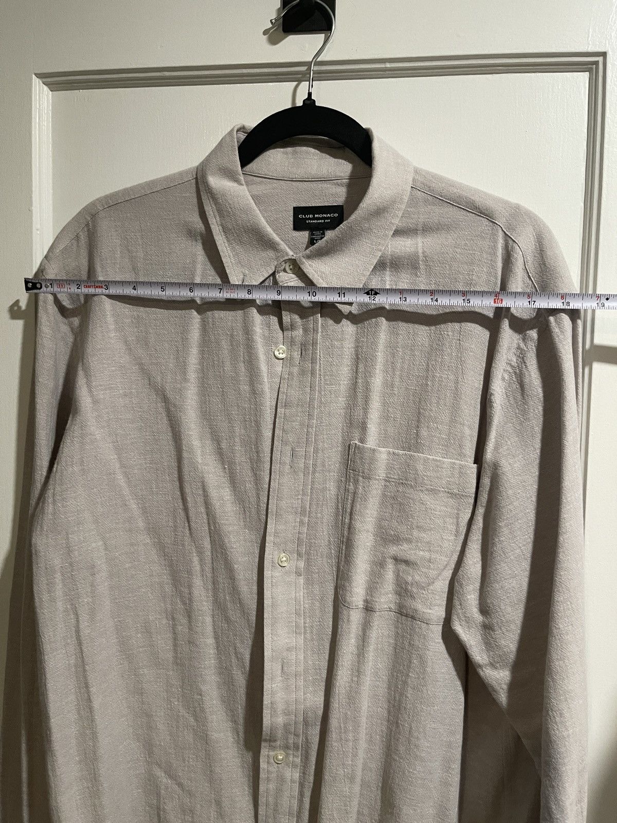 Club Monaco Club Monaco Size Large Cotton Linen Shirt Size US L / EU 52-54 / 3 - 6 Thumbnail