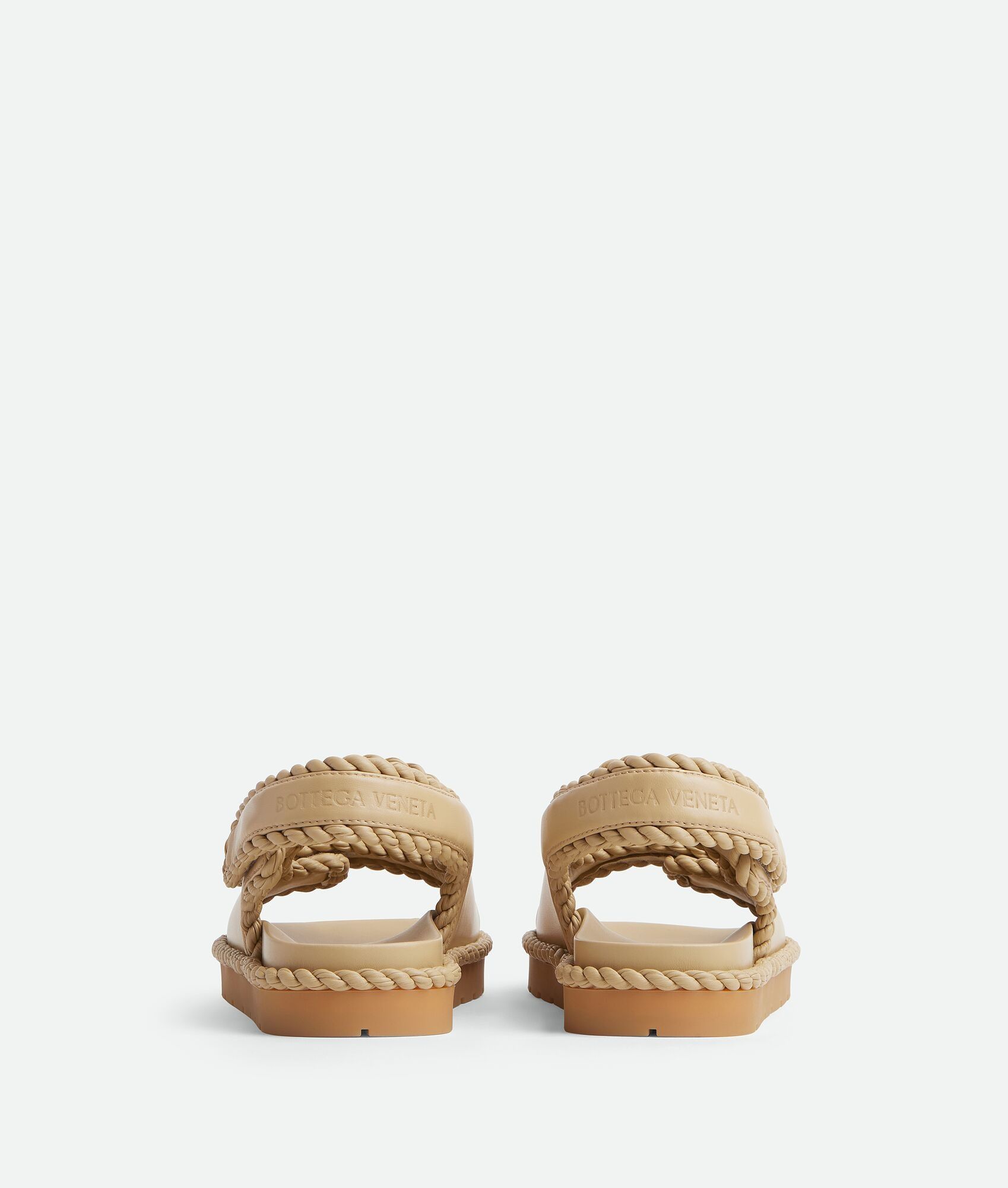 Bottega Veneta o1n1vont1225 Jack Flat Sandal in Brown Size US 8 / IT 38 - 3 Thumbnail