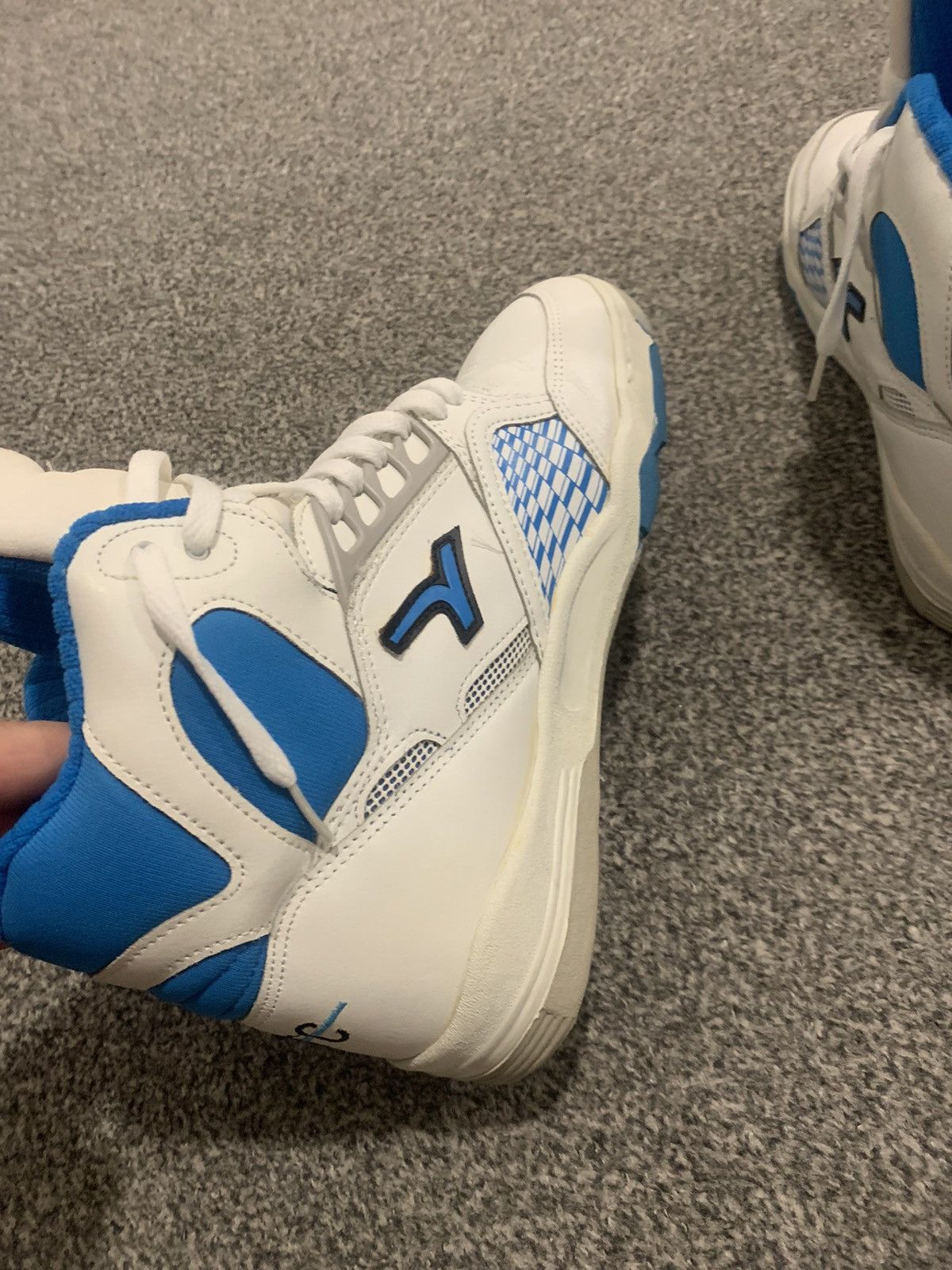 Vintage Vintage UNC Baby Blue High Top Teamcity Sneakers Size US 10.5 / EU 43-44 - 5 Thumbnail