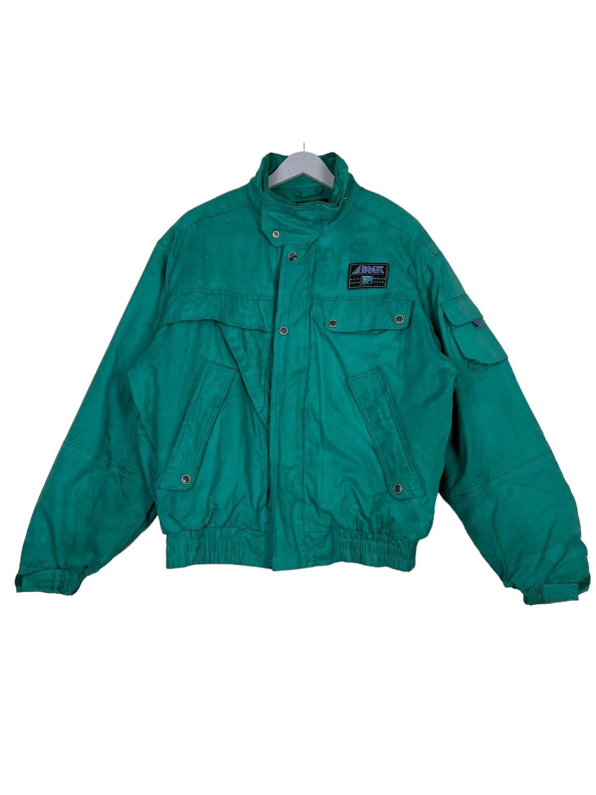 Japanese Brand VINTAGE YAMAHA AWE RIDER BOMBER JACKET Size US L / EU 52-54 / 3 - 1 Thumbnail