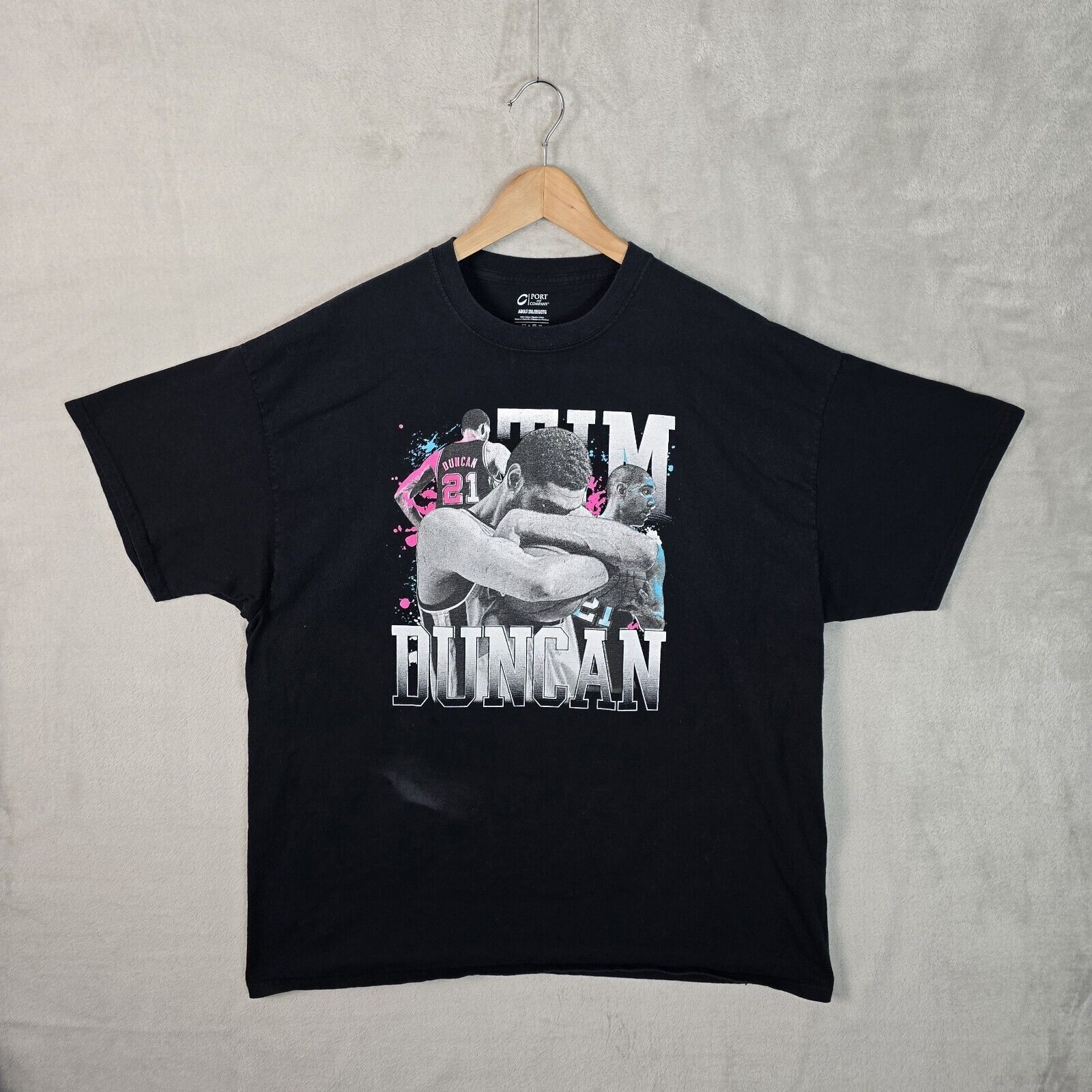 NBA San Antonio Spurs Tim Duncan G.O.A.T. Shirt XXL Vintage Y2K Size US XXL / EU 58 / 5 - 2 Thumbnail