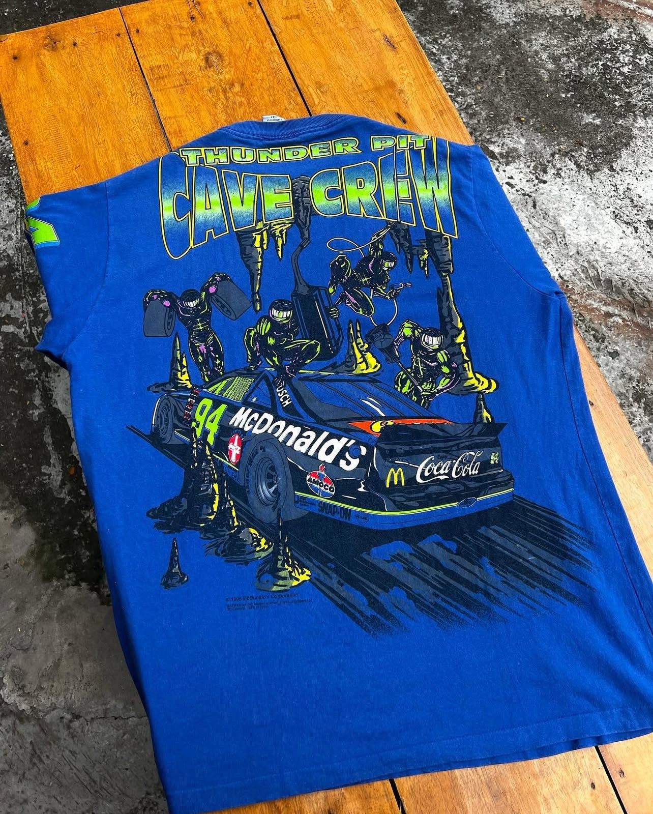 Vintage 🔥Rare vintage aop nascar batman mcdonals superman kudzu tag Size US XL / EU 56 / 4 - 2 Thumbnail