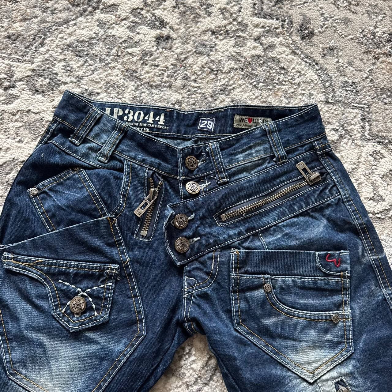 Japanese Brand Vintage Archive Japrag by Okishana Samoki Patch Work Jeans Size US 29 - 9 Thumbnail