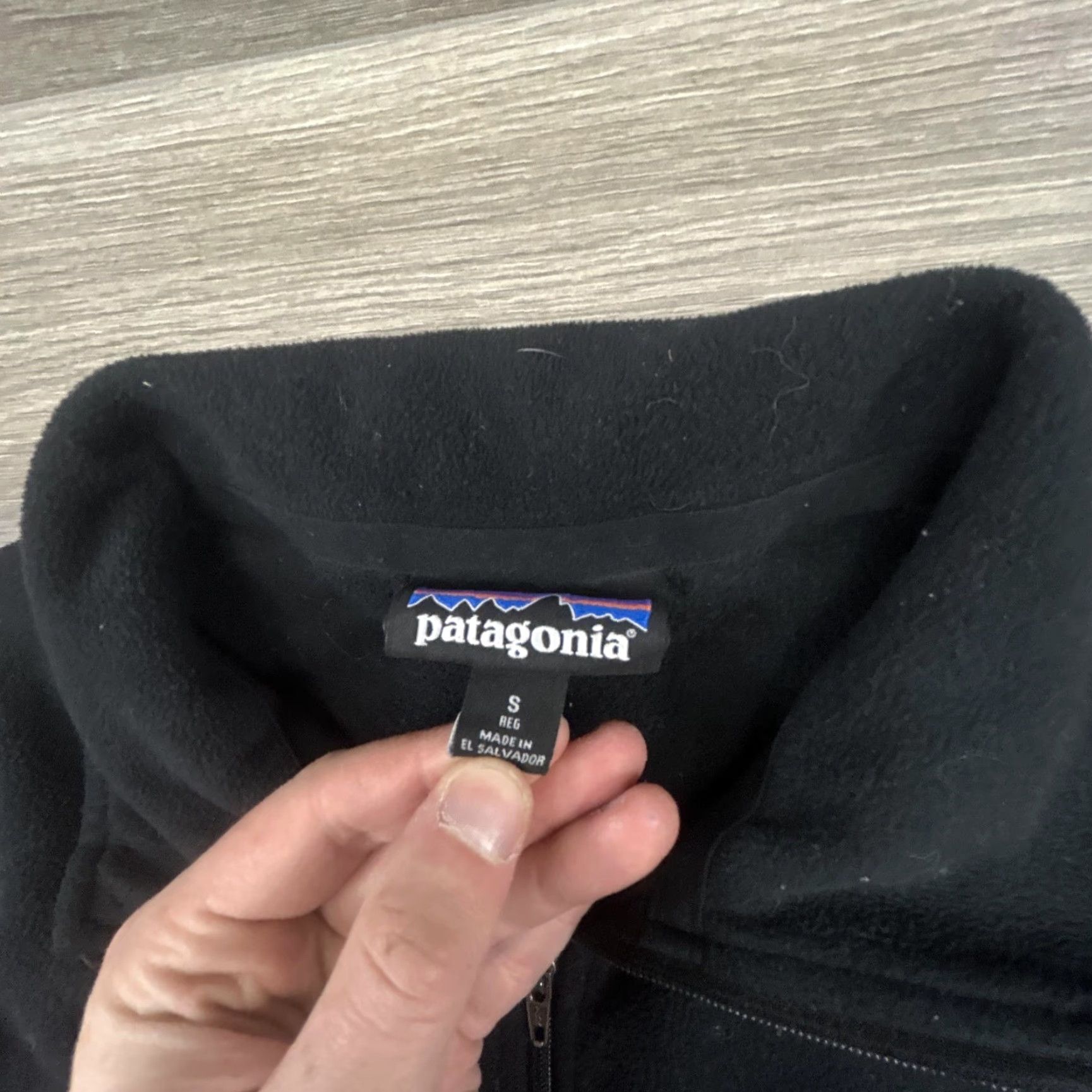 Patagonia Patagonia Fleece Pullover Womens Small Black 1/4 Zip Mock Neck MID-LENGTH Jacket" Size S / US 4 / IT 40 - 3 Thumbnail