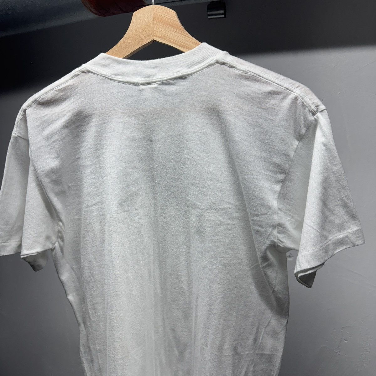 Vintage 80s Paper Thin Blank White Shirt USA ERD Grunge Size US XL / EU 56 / 4 - 6 Thumbnail