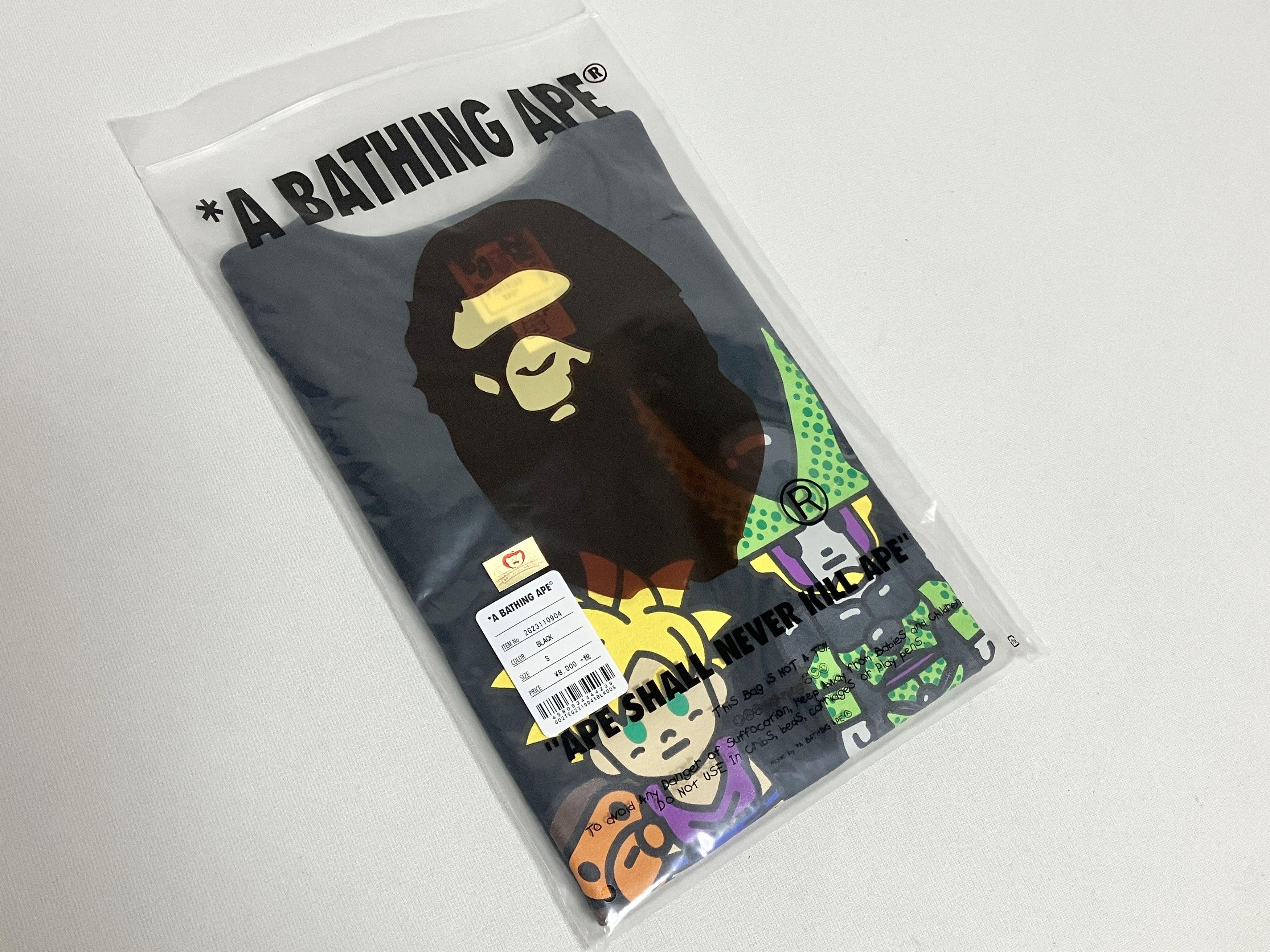 Bape BAPE X DRAGON BALL Z BABY MILO SON GOHAN & CELL TEE black M Size US M / EU 48-50 / 2 - 3 Thumbnail