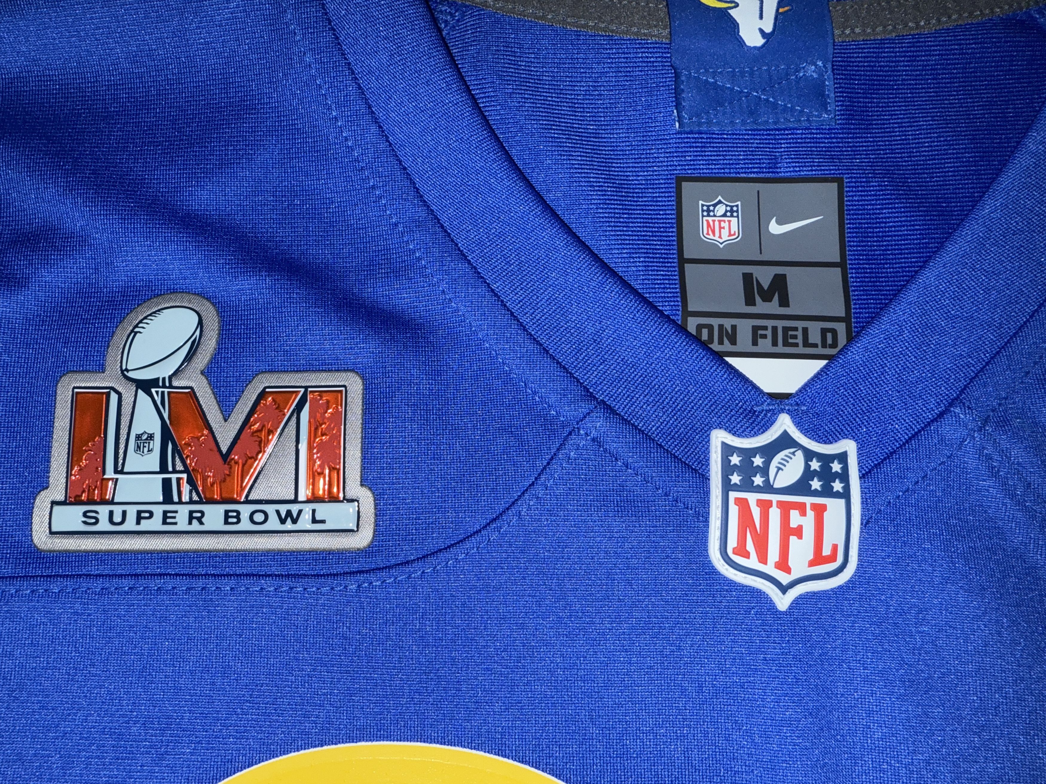 NFL × Nike Aaron Donald LA Rams Superbowl LVI Patch Jersey Size US M / EU 48-50 / 2 - 5 Thumbnail