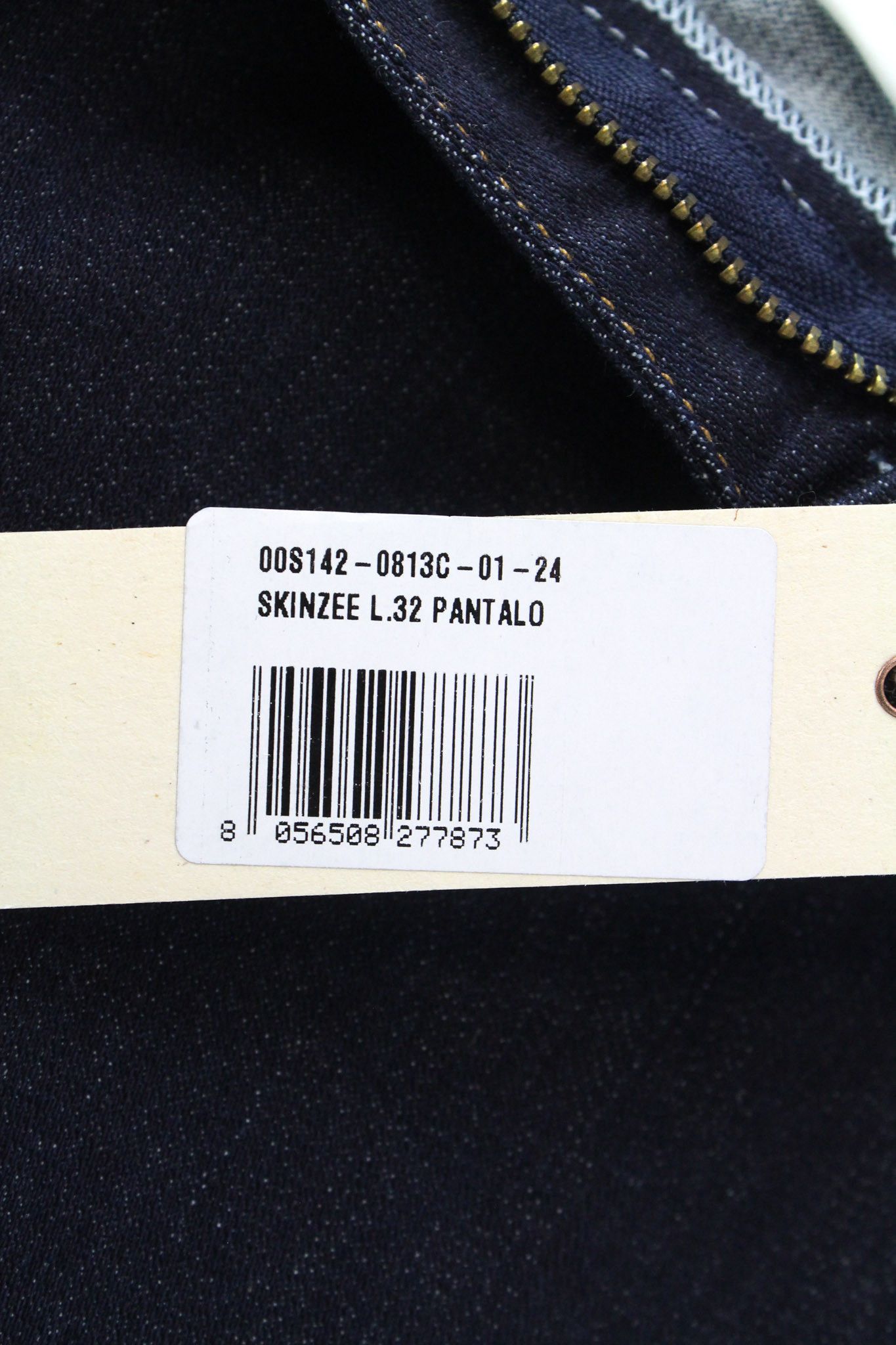Diesel SKINZEE 0813C W24/L32 Blue Super Slim Stretch Jeans 69611 Size 24" / US 00 / IT 34 - 6 Thumbnail