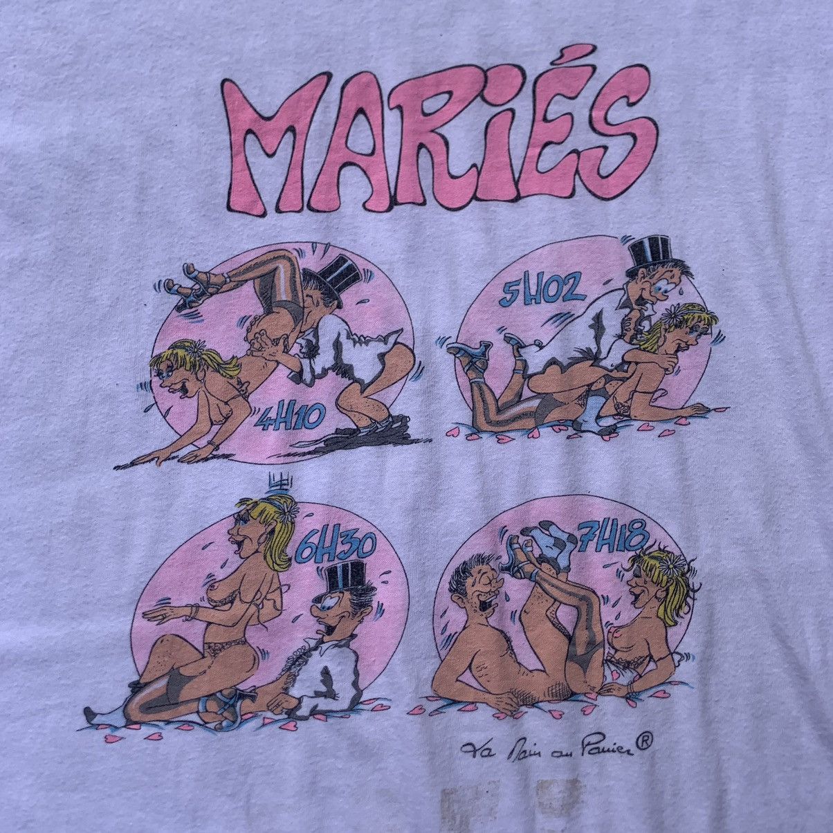 Vintage Vintage 90s Adult Humor Cartoon Graphic Porn Tee Size US XL / EU 56 / 4 - 7 Thumbnail