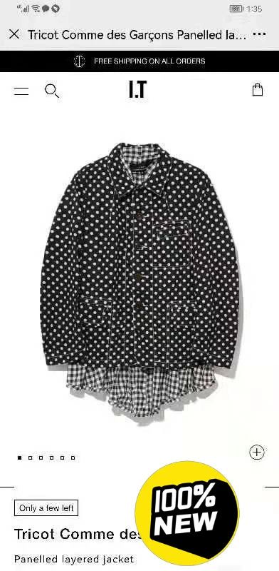 Comme des Garcons Comme Des Garcons Polka-dot button-down shirt Size S / US 4 / IT 40 - 3 Thumbnail