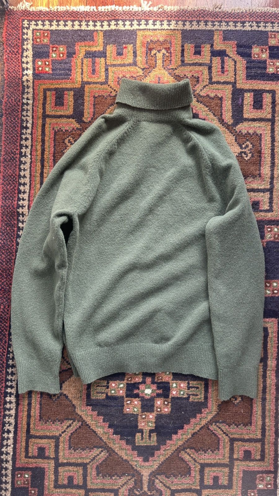 Aime Leon Dore Aime Leon Dore Boiled Wool Moss Green Turtleneck Size US M / EU 48-50 / 2 - 1 Thumbnail