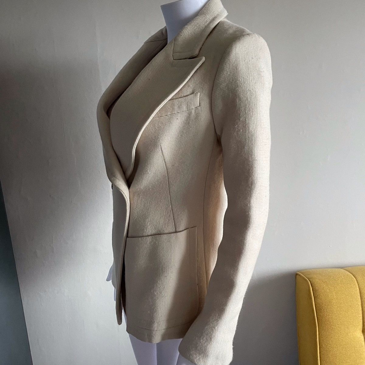 Chloe Chloé FW13 Clare Waight Keller Natural Virgin Wool Over Coat Size S / US 4 / IT 40 - 2 Thumbnail