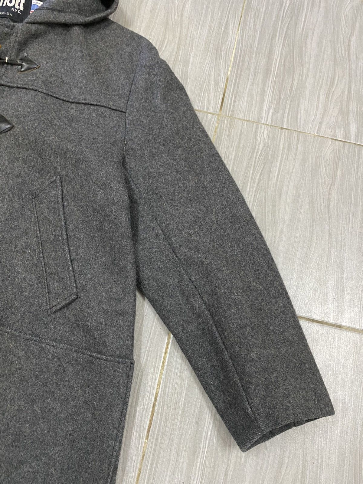 Schott Vtg Schott N.Y.C USA Duffle Wool Jacket Size US S / EU 44-46 / 1 - 6 Thumbnail