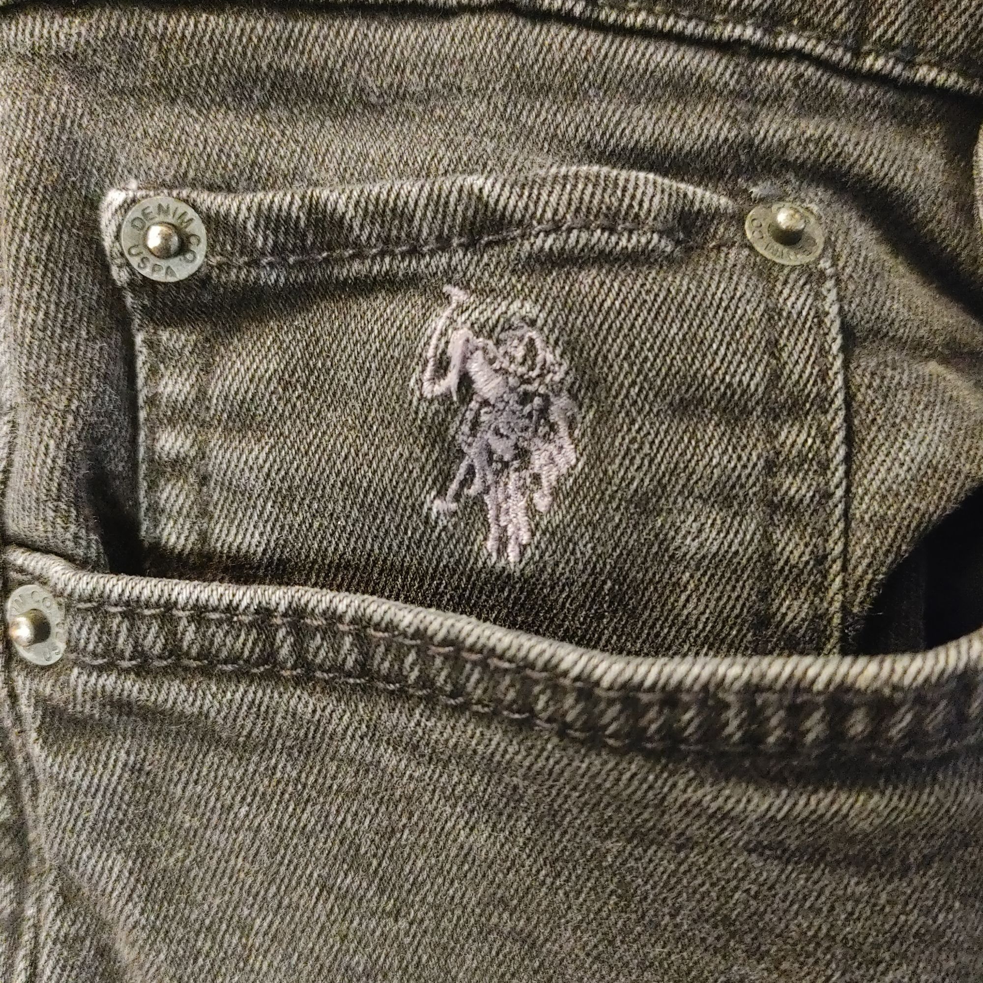 Other Us Polo Assn. Women's Black Denim Activate Stretch Skinny Je Size 30" / US 8 / IT 44 - 2 Thumbnail