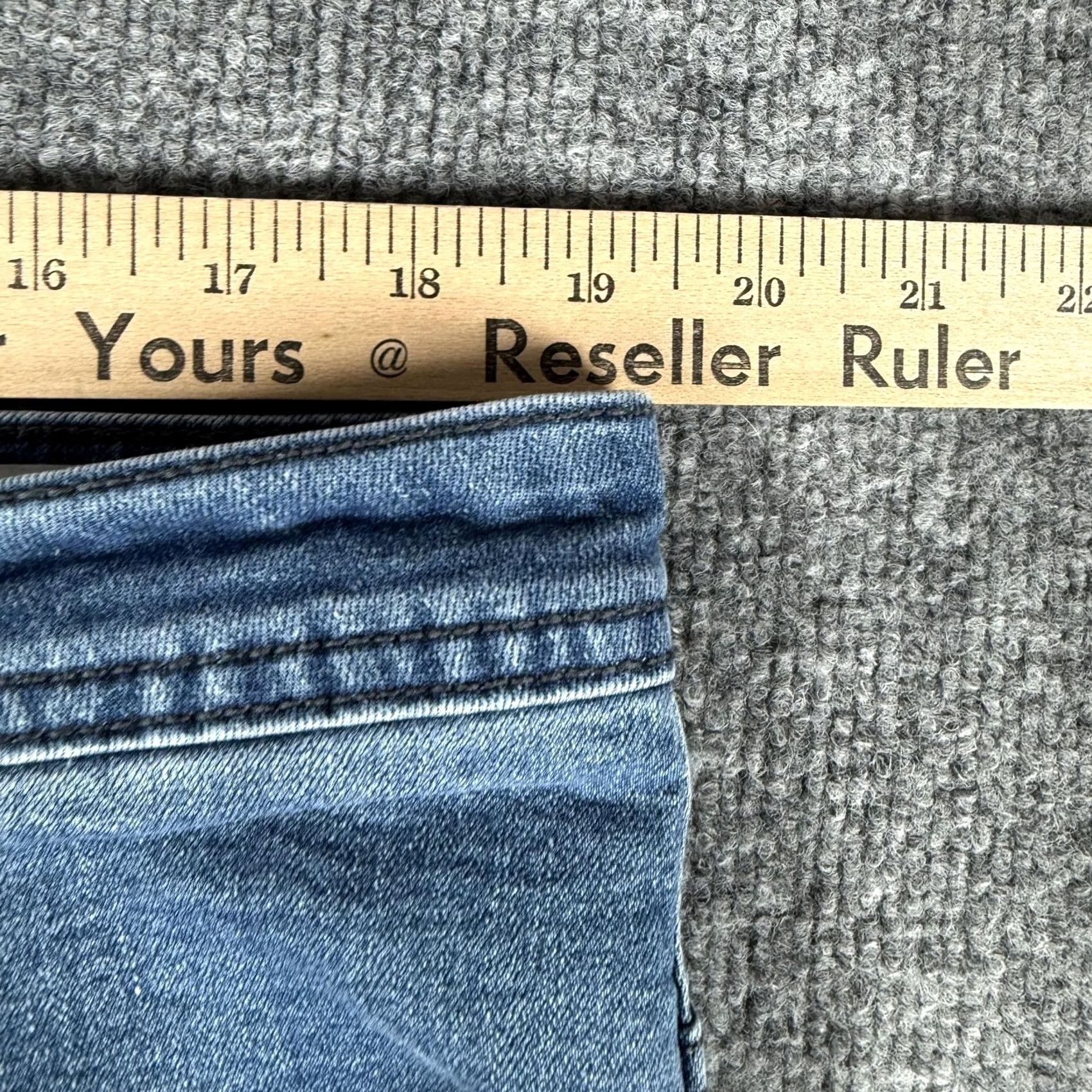 Buffalo David Bitton Buffalo David Bitton Jeans Mens 38x30 Axel Slim Stretch Straight Denim Pants Blue Medium Wash 5-Pocket Zip Fly Mens Size US 38 / EU 54 - 4 Thumbnail