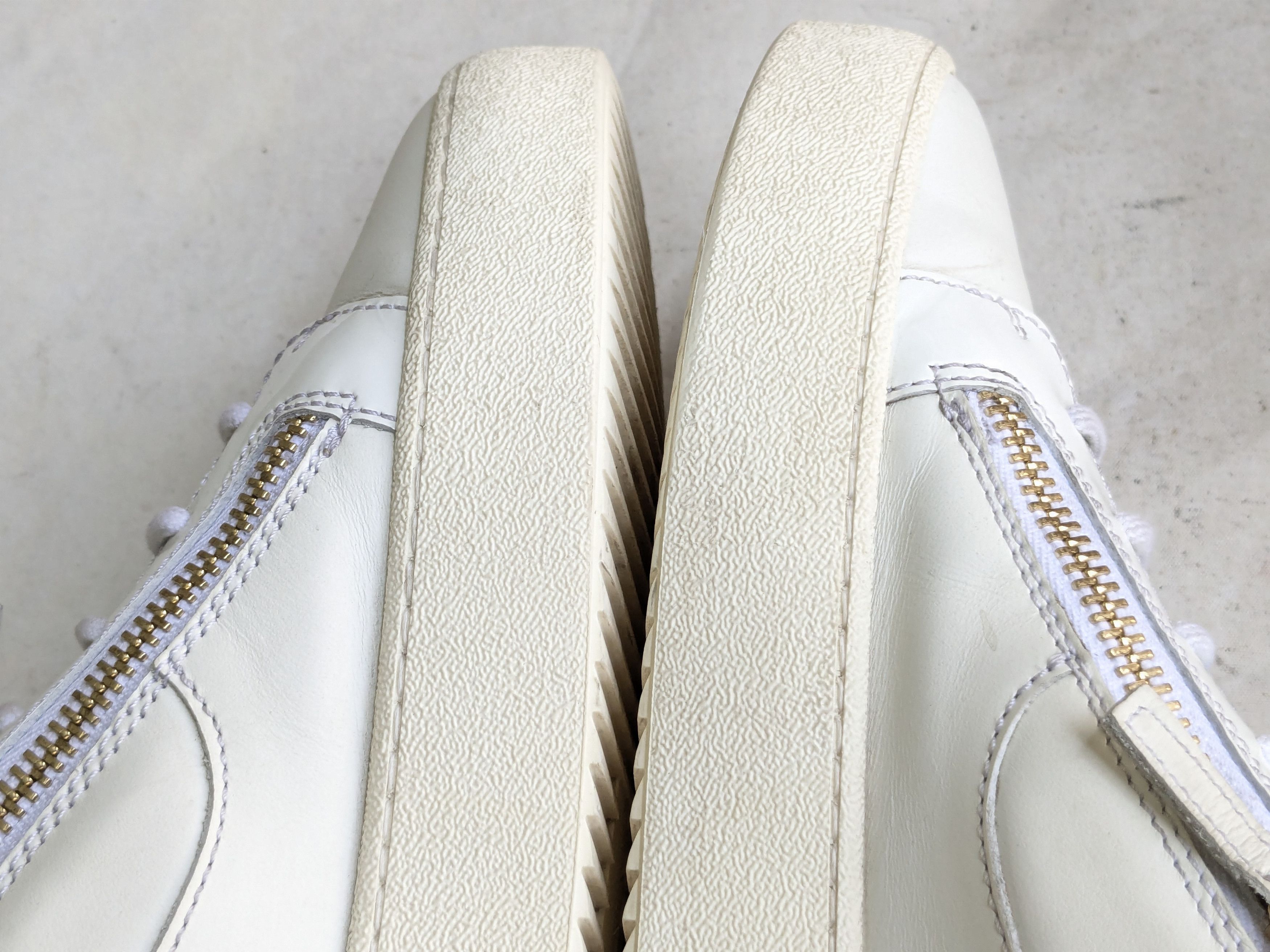 Giuseppe Zanotti Giuseppe Zanotti Sneakers White 10 43 Low Tops Leather Size US 10 / EU 43 - 4 Thumbnail