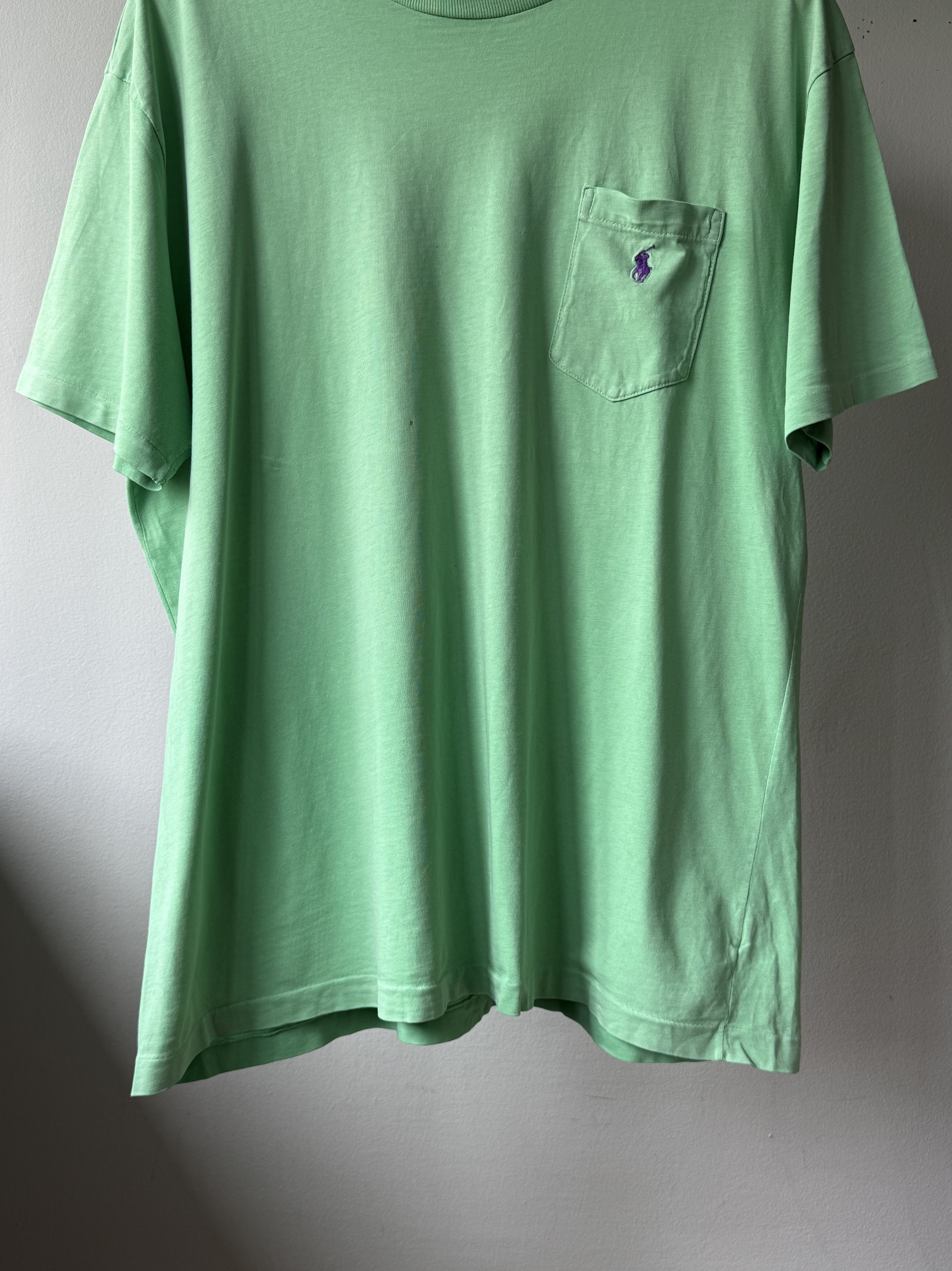 Polo Ralph Lauren Vintage Polo by Ralph Lauren Single Stitch Pocket T-Shirt Size US L / EU 52-54 / 3 - 6 Thumbnail