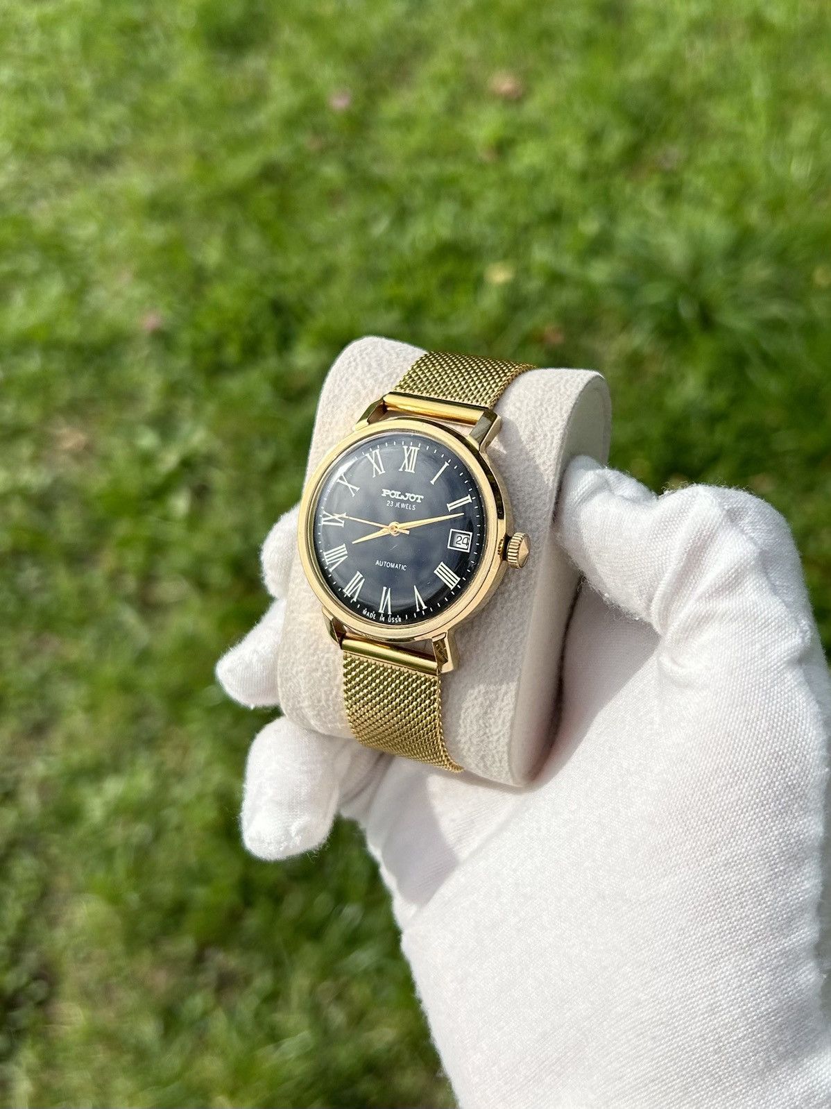 Vintage Vintage Watch Poljot USSR Automatic Automatic 1980s Size ONE SIZE - 4 Thumbnail