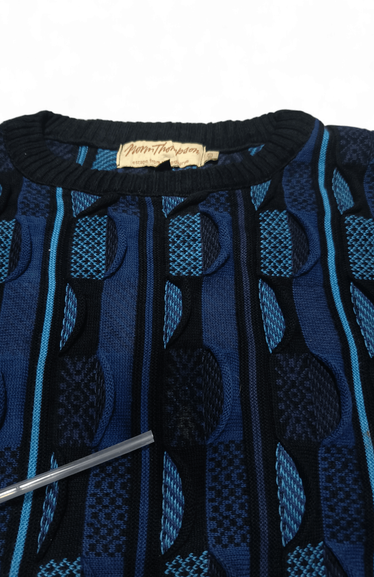 Other Vintage 70s NORM THOMPSON Coogi Style Biggie Knit Sweater Size US M / EU 48-50 / 2 - 9 Thumbnail
