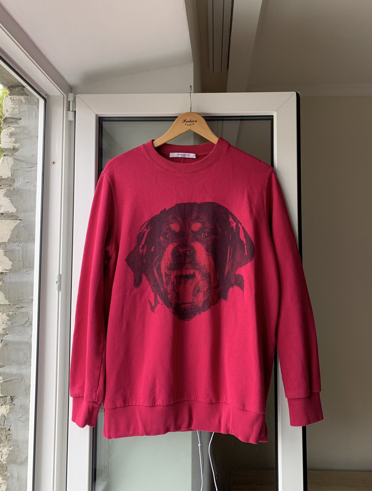 Givenchy GIVENCHY ROTTWEILER PRINT CREWNECK SWEATSHIRT Grailed