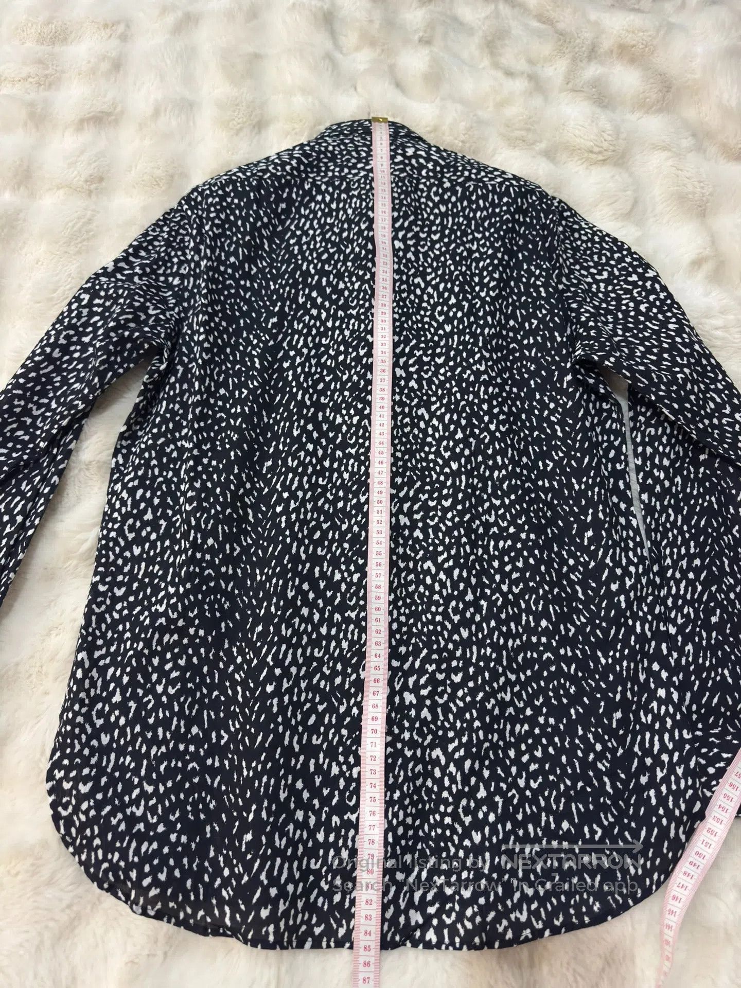 Saint Laurent Paris Saint Laurent Paris Black Leopard Print Shirt| Size S / US 4 / IT 40 - 9 Thumbnail