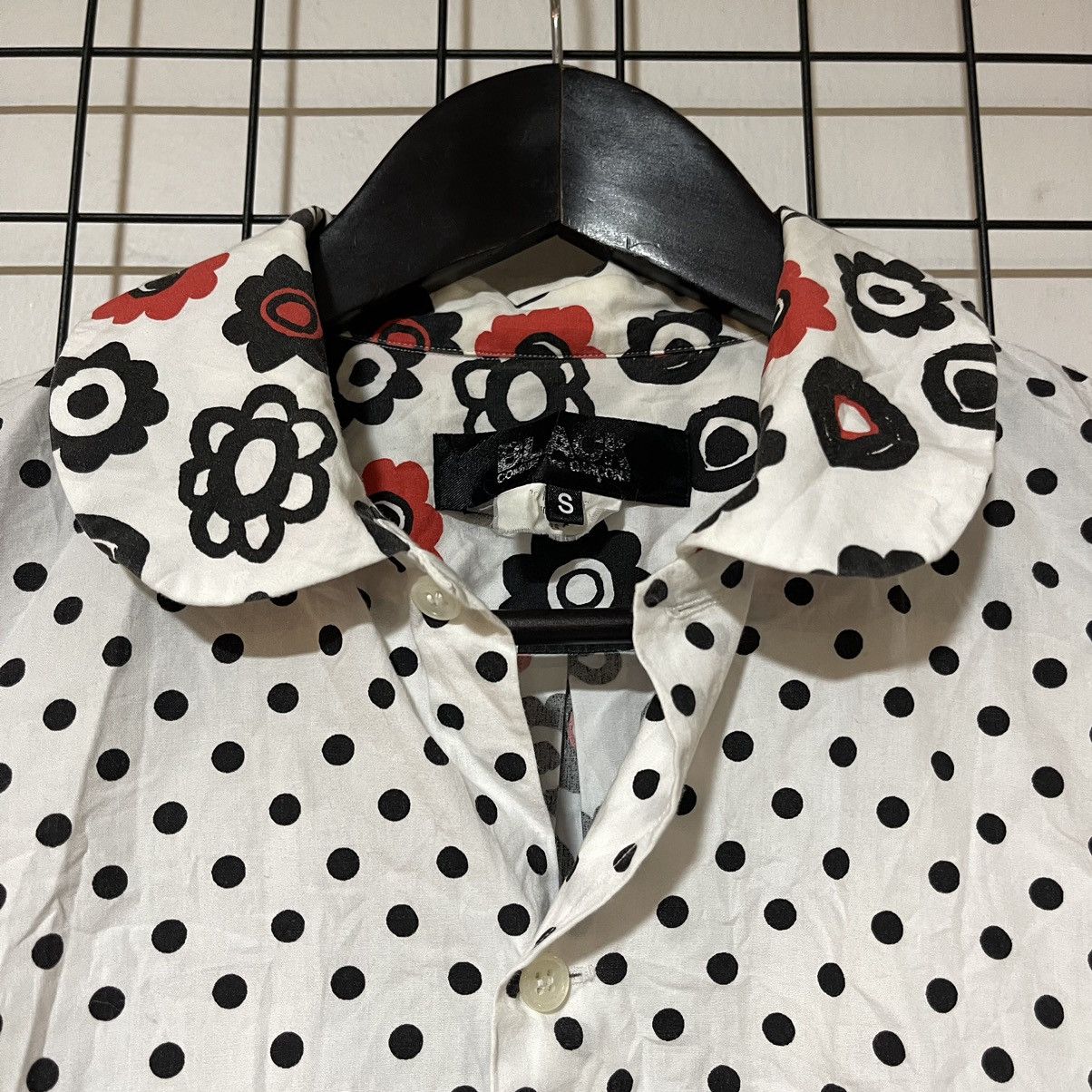 Comme des Garcons × Comme des Garcons Black COMME DES GARCONS BLACK Button-up shirt polka dot Size S / US 4 / IT 40 - 3 Thumbnail