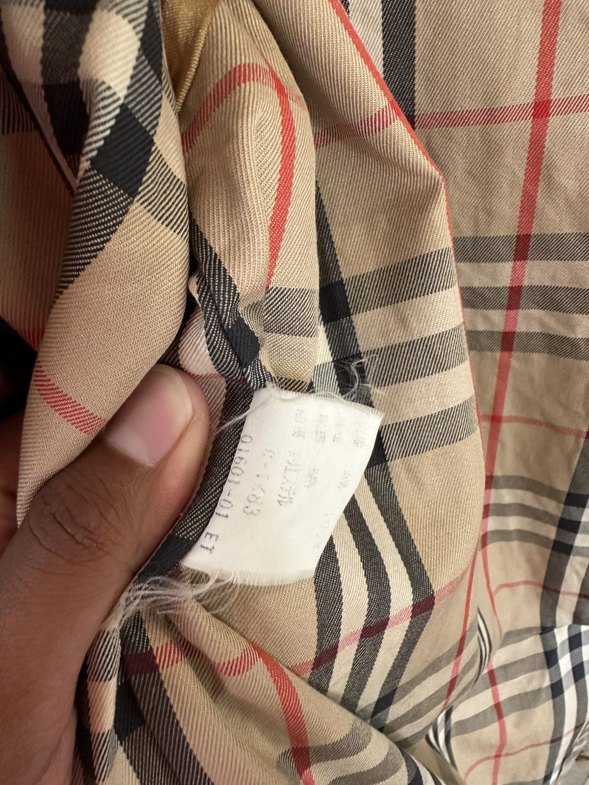 Burberry 👹Vintage Burberrys Prorsum Nova Check Lined Trench Coat Size US M / EU 48-50 / 2 - 13 Thumbnail