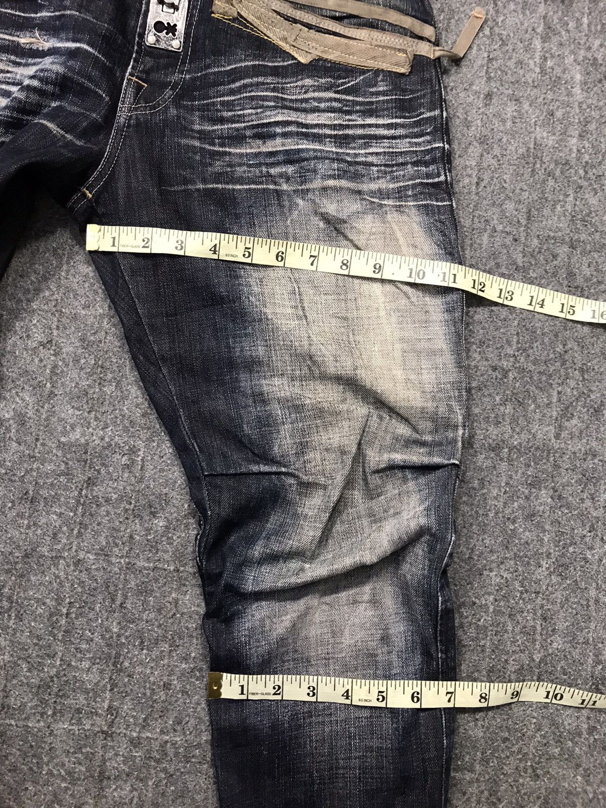 Marithe + Francois Girbaud Le Jeade Marithe Francois Girbaud Bondage Punk Skinny Size 30" / US 8 / IT 44 - 14 Thumbnail