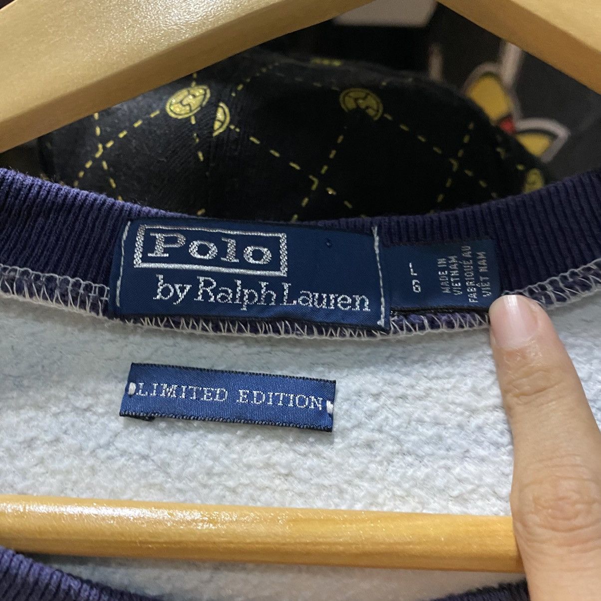 Polo Ralph Lauren VINTAGE‼️Polo Ralph Lauren 1992 Indigo Stadium P-Wing Size US L / EU 52-54 / 3 - 12 Thumbnail