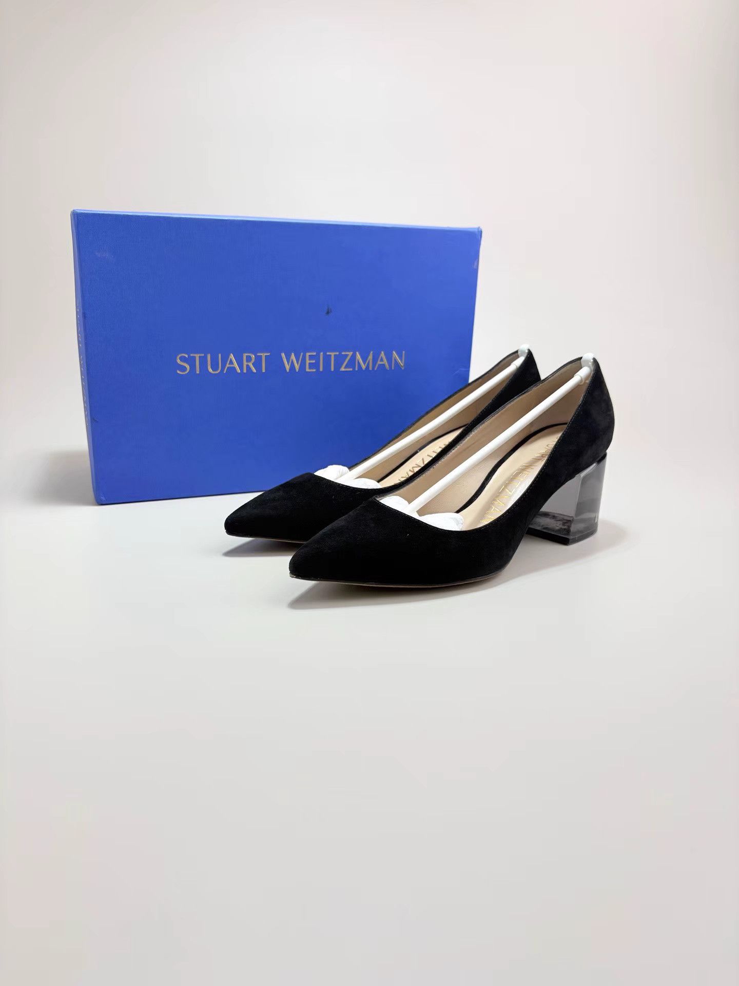 Stuart Weitzman STUART WEITZMAN Black High Heels K1 Size US 6 / IT 36 - 1 Thumbnail